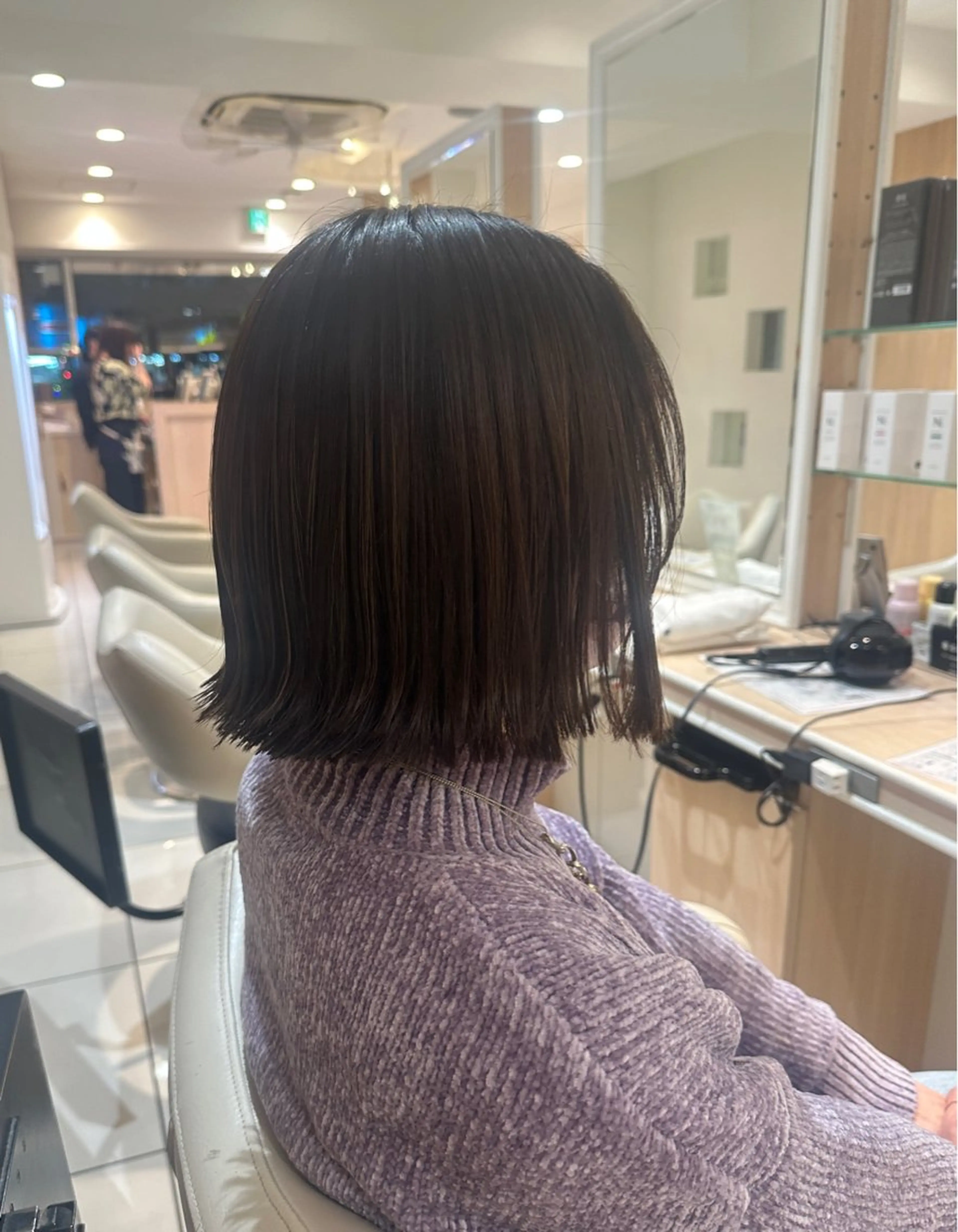 ミディアム カット かとう さやかのヘアスタイル