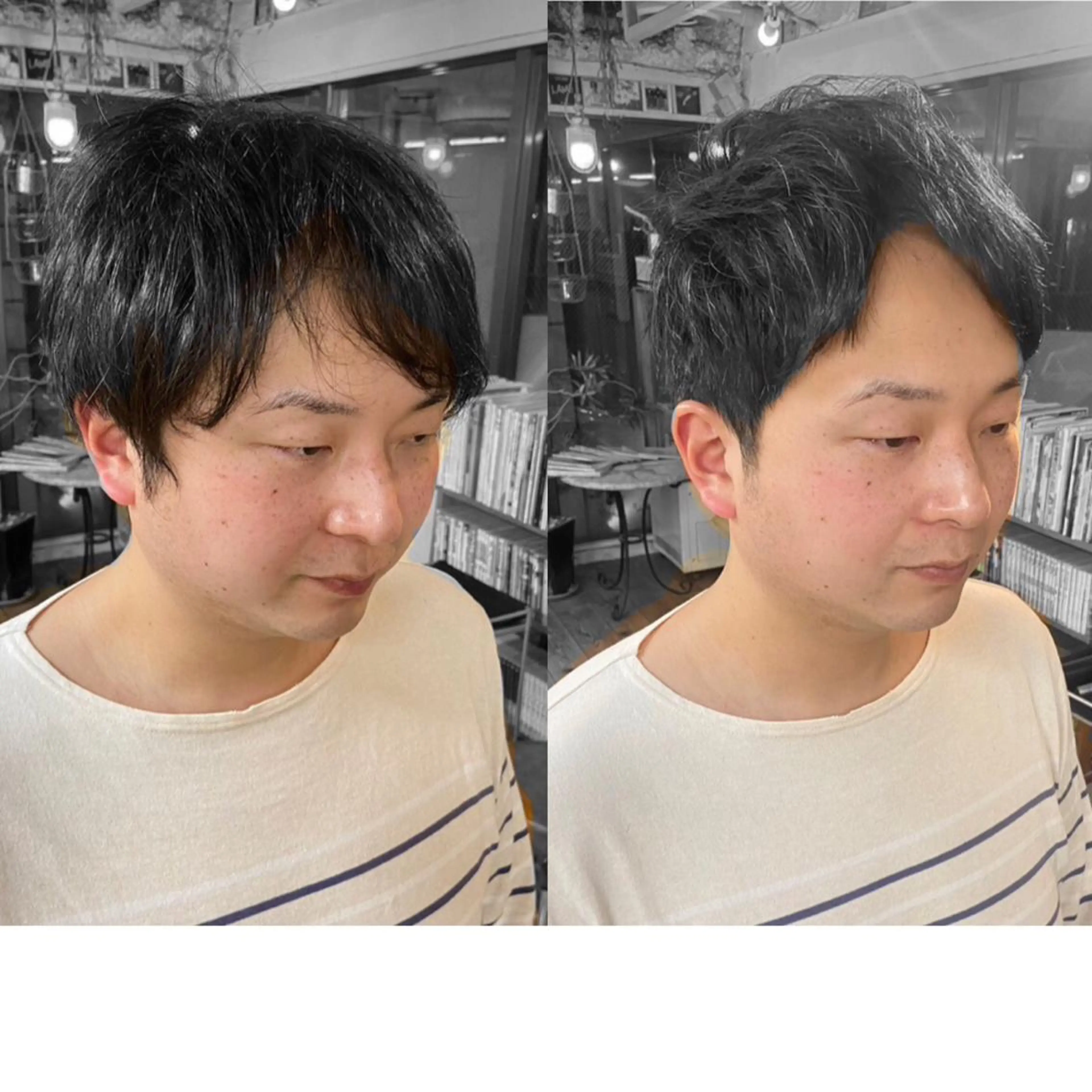 ショート コムシェ 薄毛専門美容師のヘアスタイル