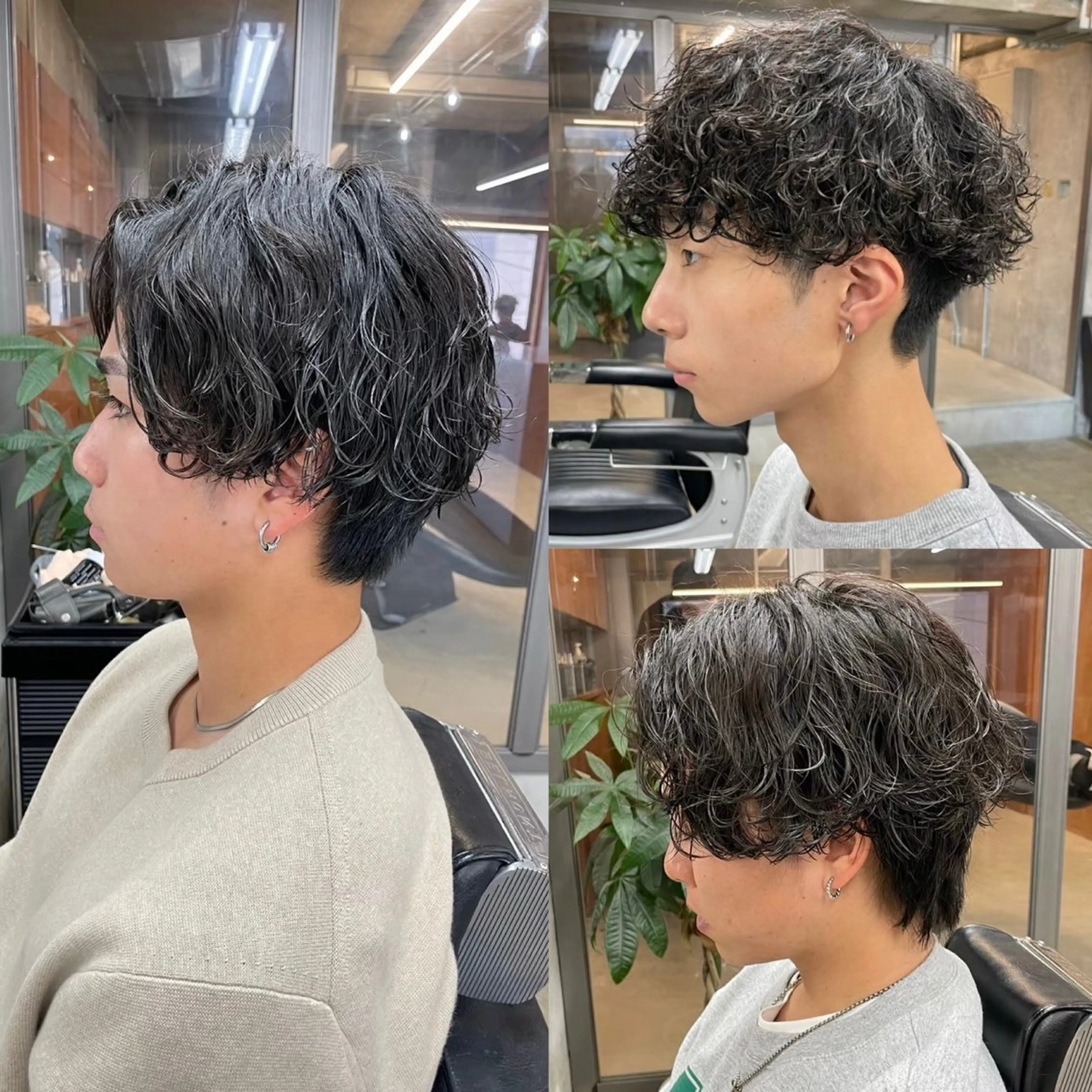 パーマ メンズ カット パーマ 🔥波巻き/ツイスパ 特化🔥メンズパーマのヘアスタイル