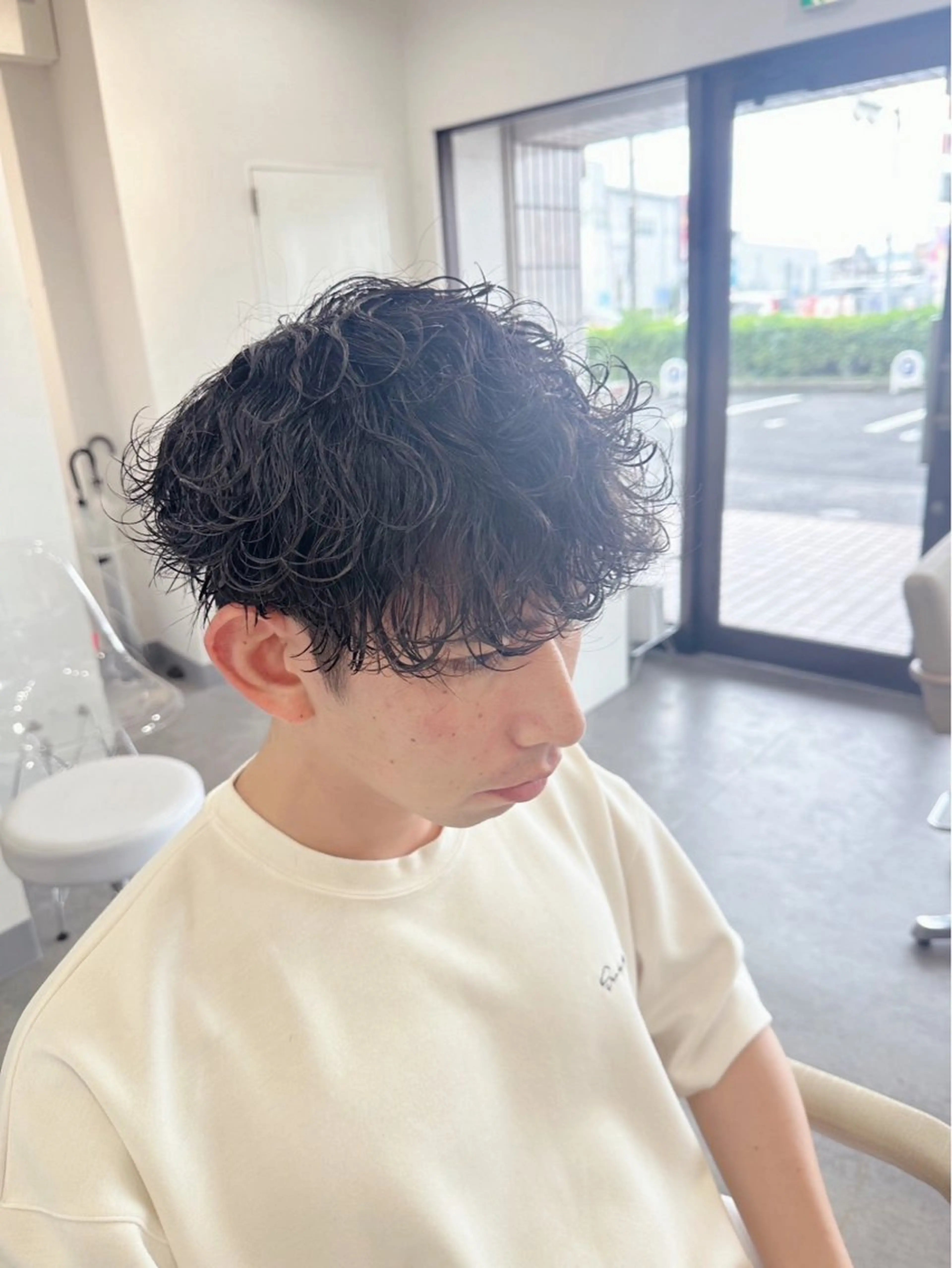 山田 誠也のヘアスタイル