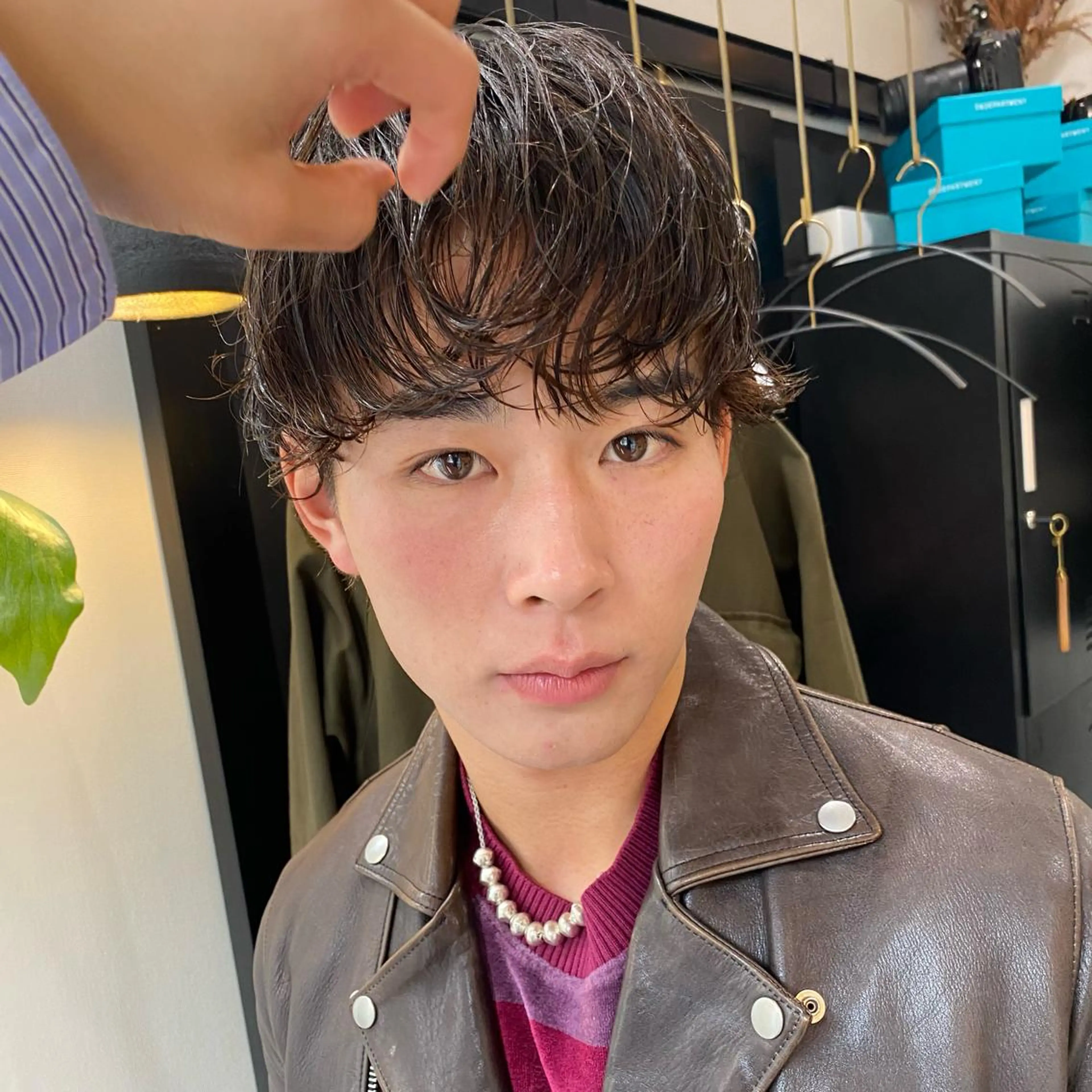 ショート パーマ ダウンパーマ 【sity.ザイク】のヘアスタイル