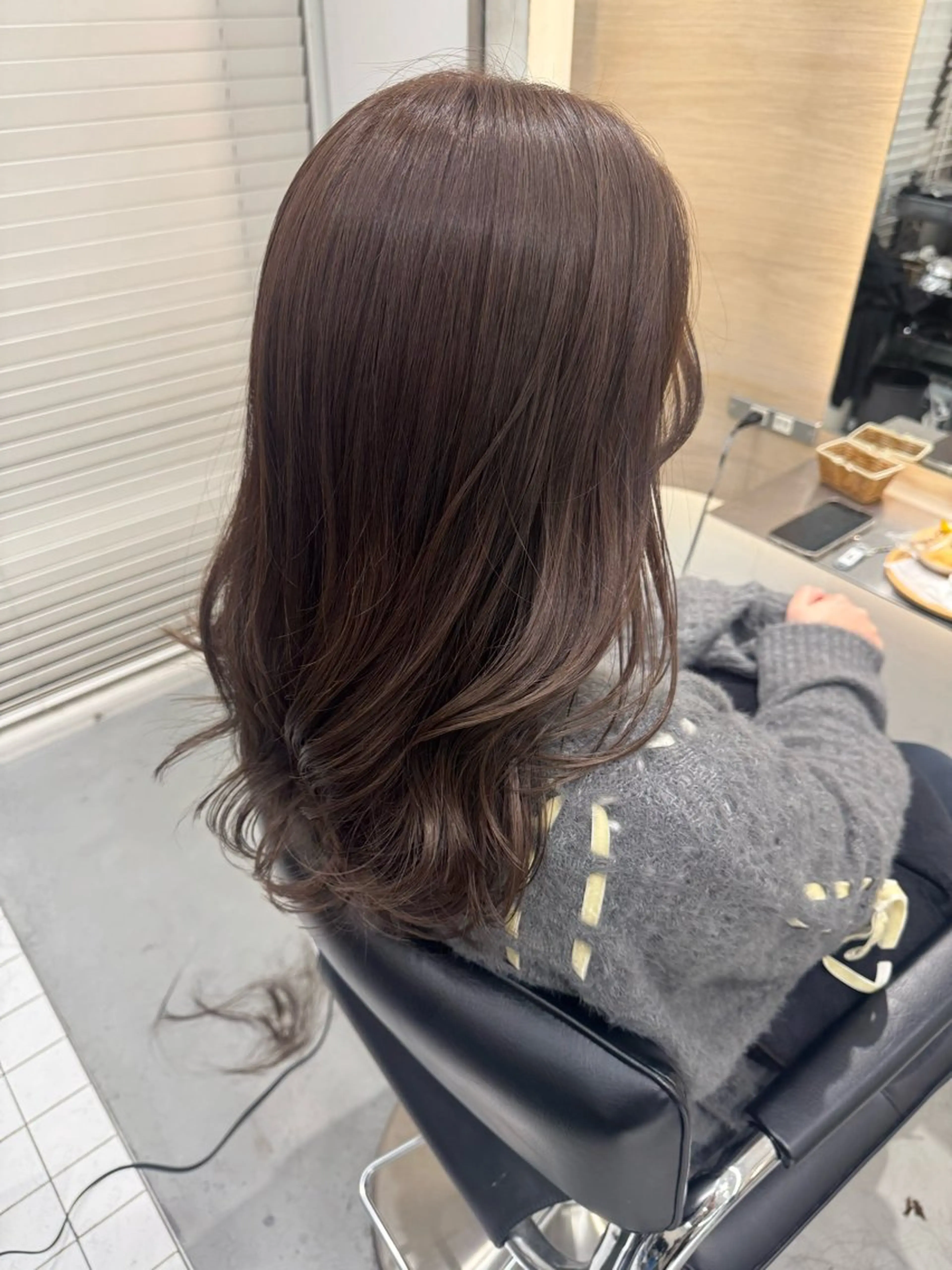 ロング カラー ヘアカラー ナカバチ ユイ🌼 Rizm greenのヘアスタイル