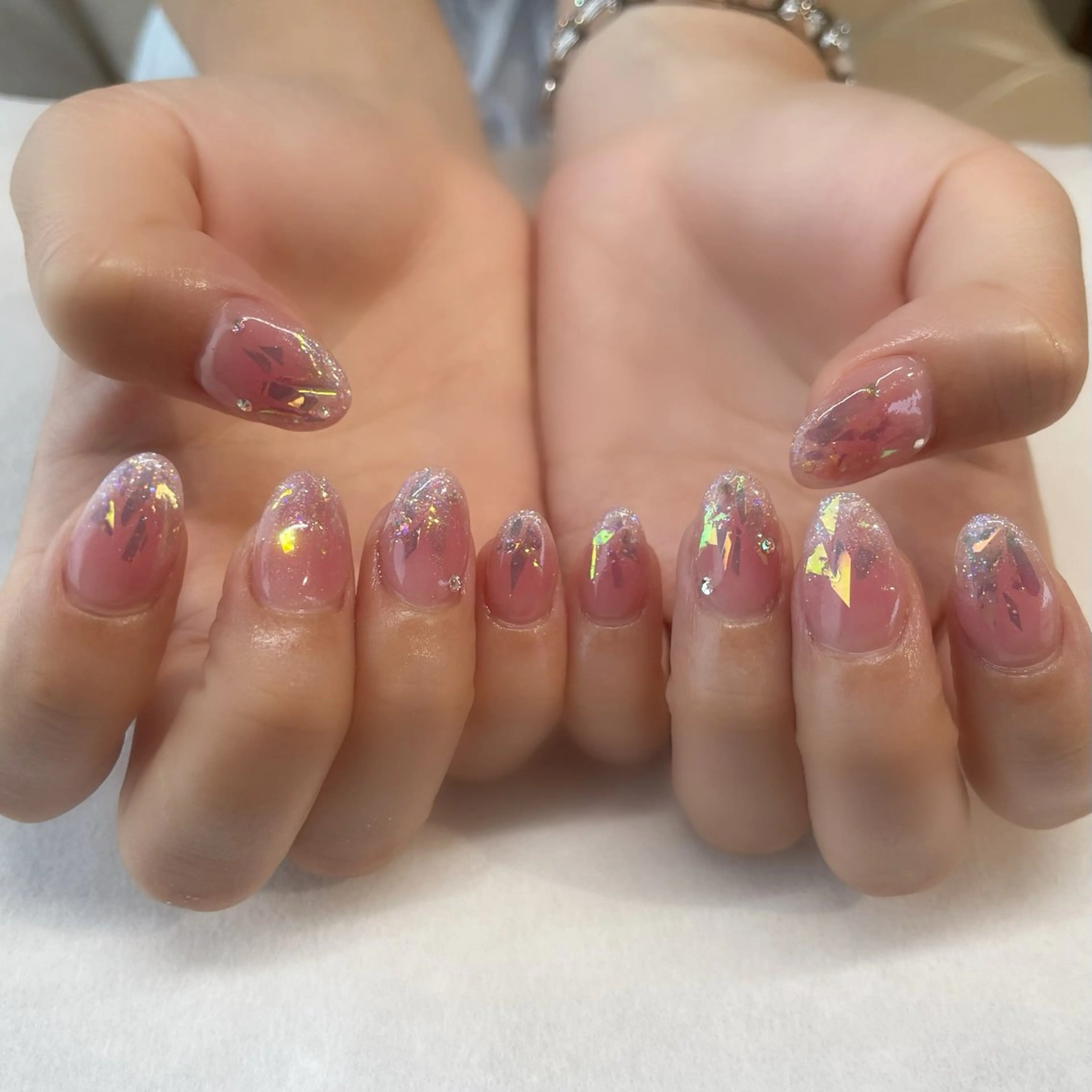 ネイル ハンドネイル 💎🐰 saki. m 🐰💎のネイルデザイン