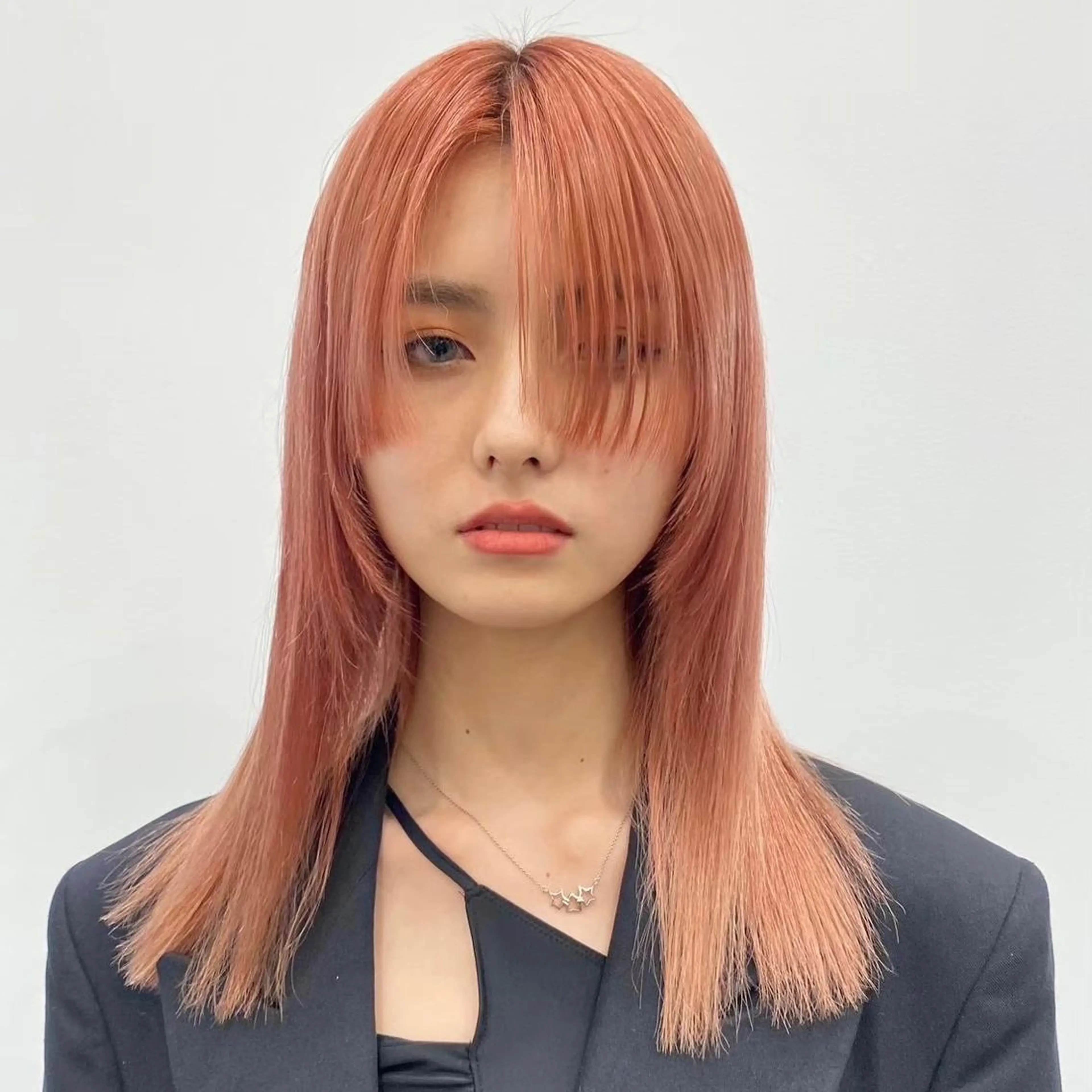 ミディアム ヘアカラー 韓国ヘアメンズ・レデ ィース特化ミクのヘアスタイル