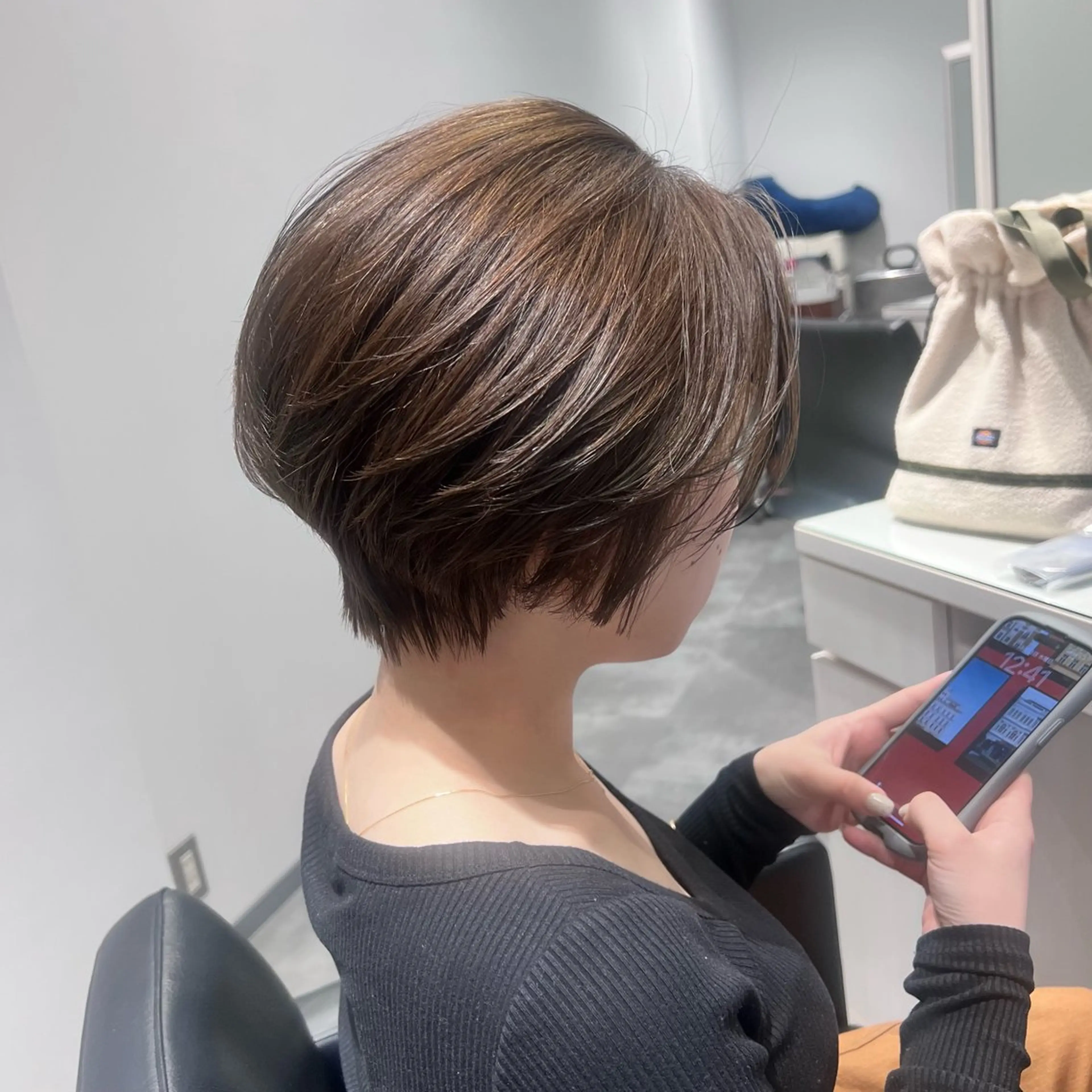 ショート ハンサムショート ショートヘア カット/パーマ たるみことりのヘアスタイル