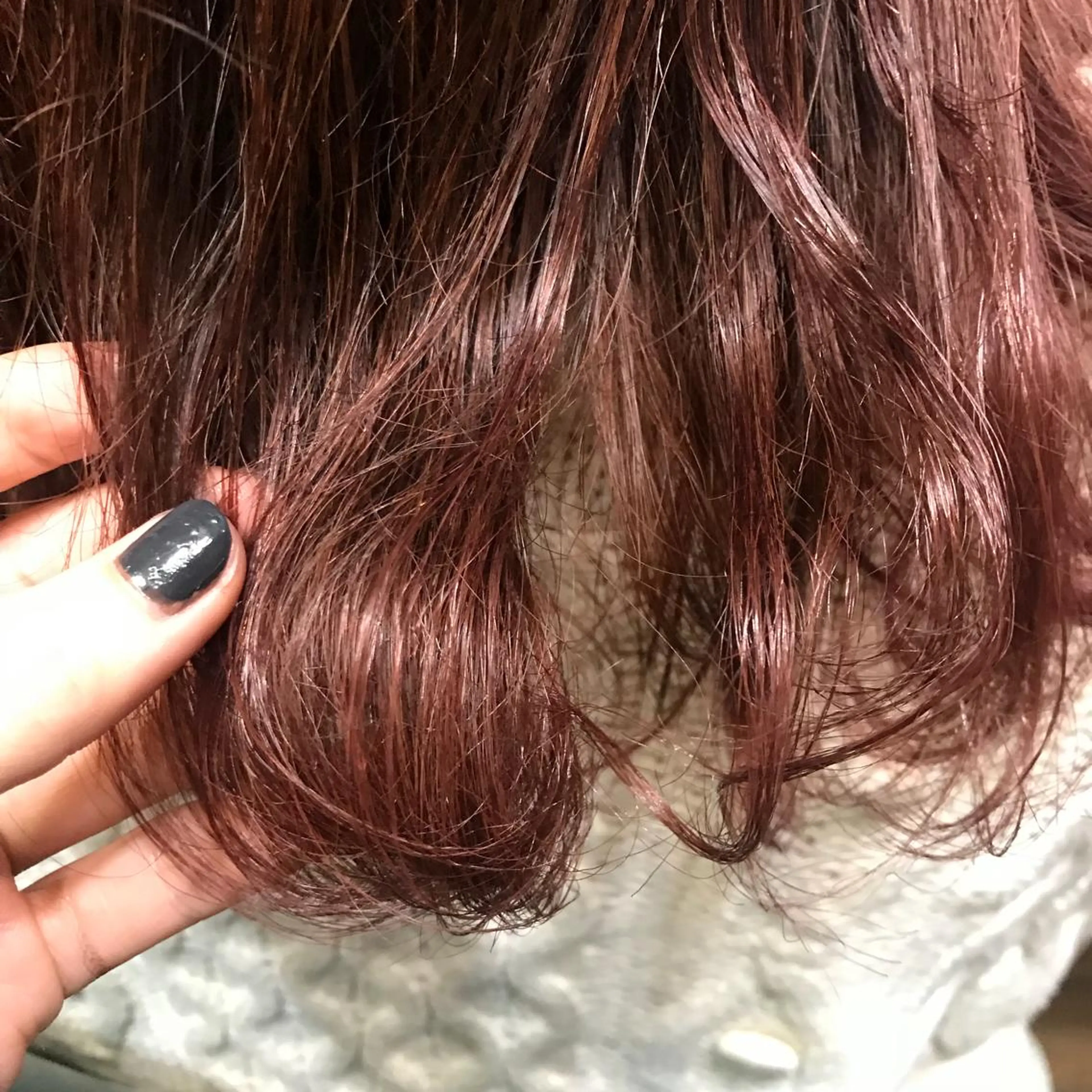 ロング カラー ピンクカラー chouette/ 根本優希のヘアスタイル