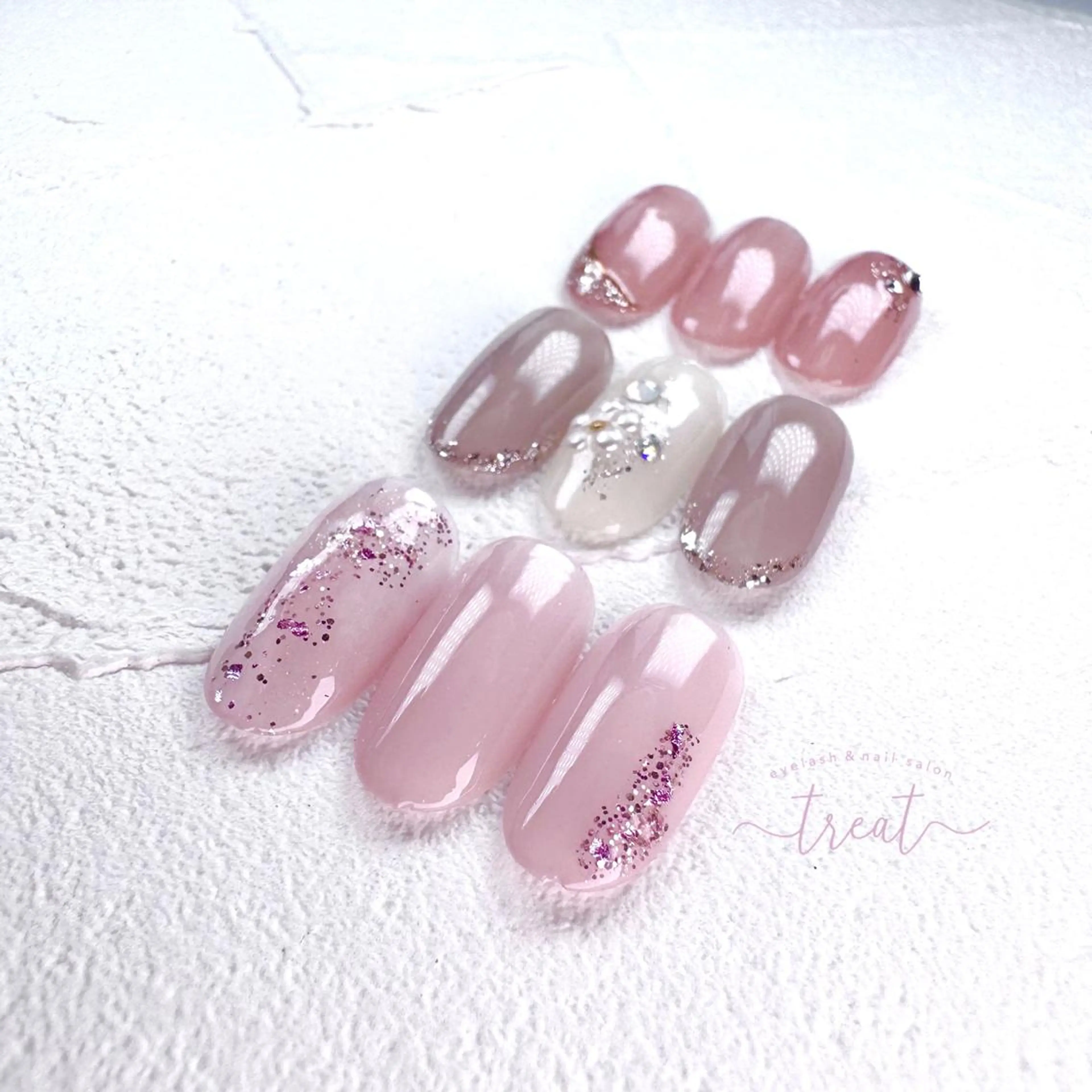 ネイル treat eyelash & nail salon 阪急西宮ガーデンズ店(別館)所属・treat 西北店のマツエク・マツパデザイン