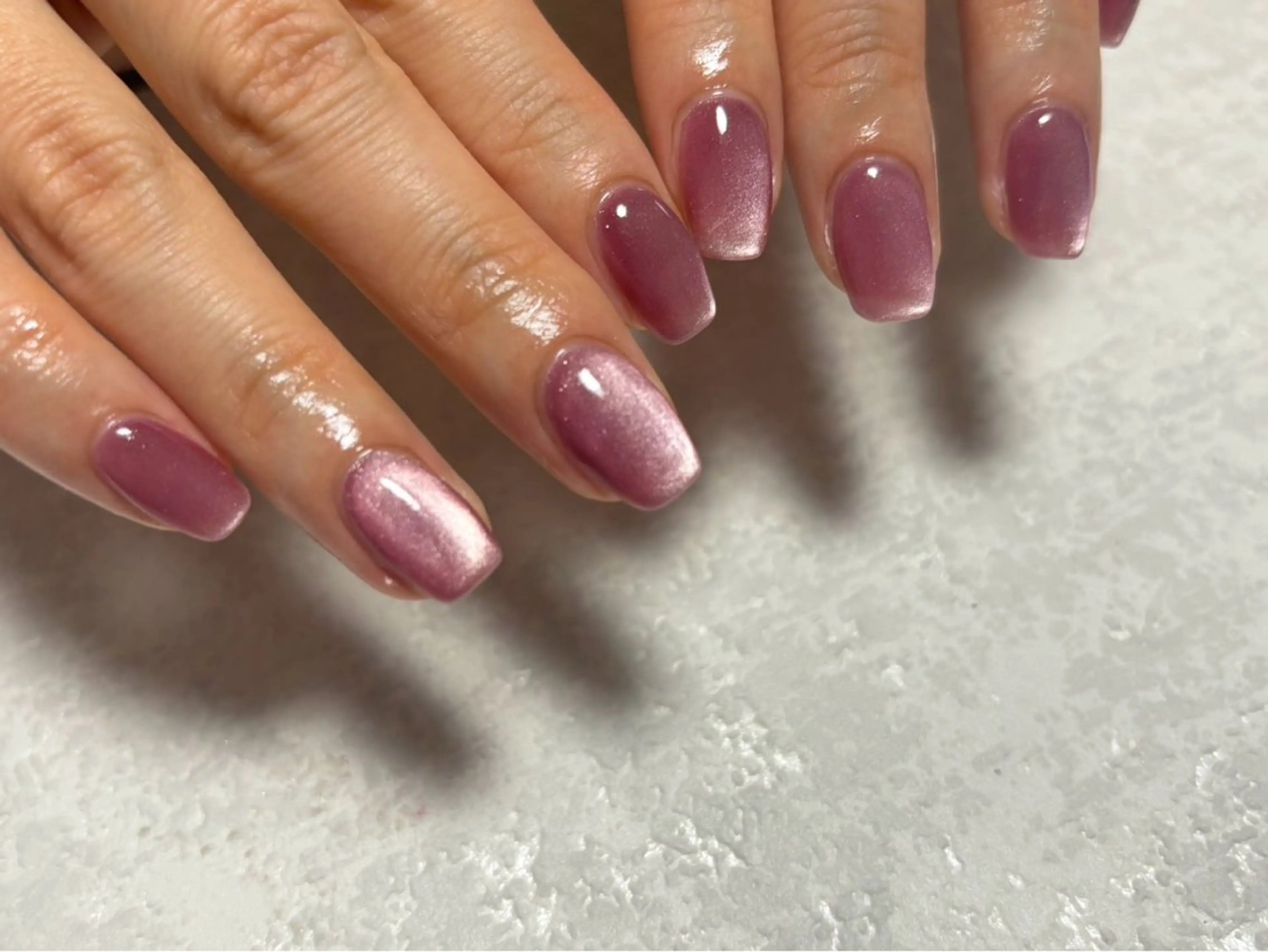 ネイル ジェルネイル キラキラネイル 韓国ネイル マグネットネイル メンズネイル kiki nail たまプラーザのネイルデザイン