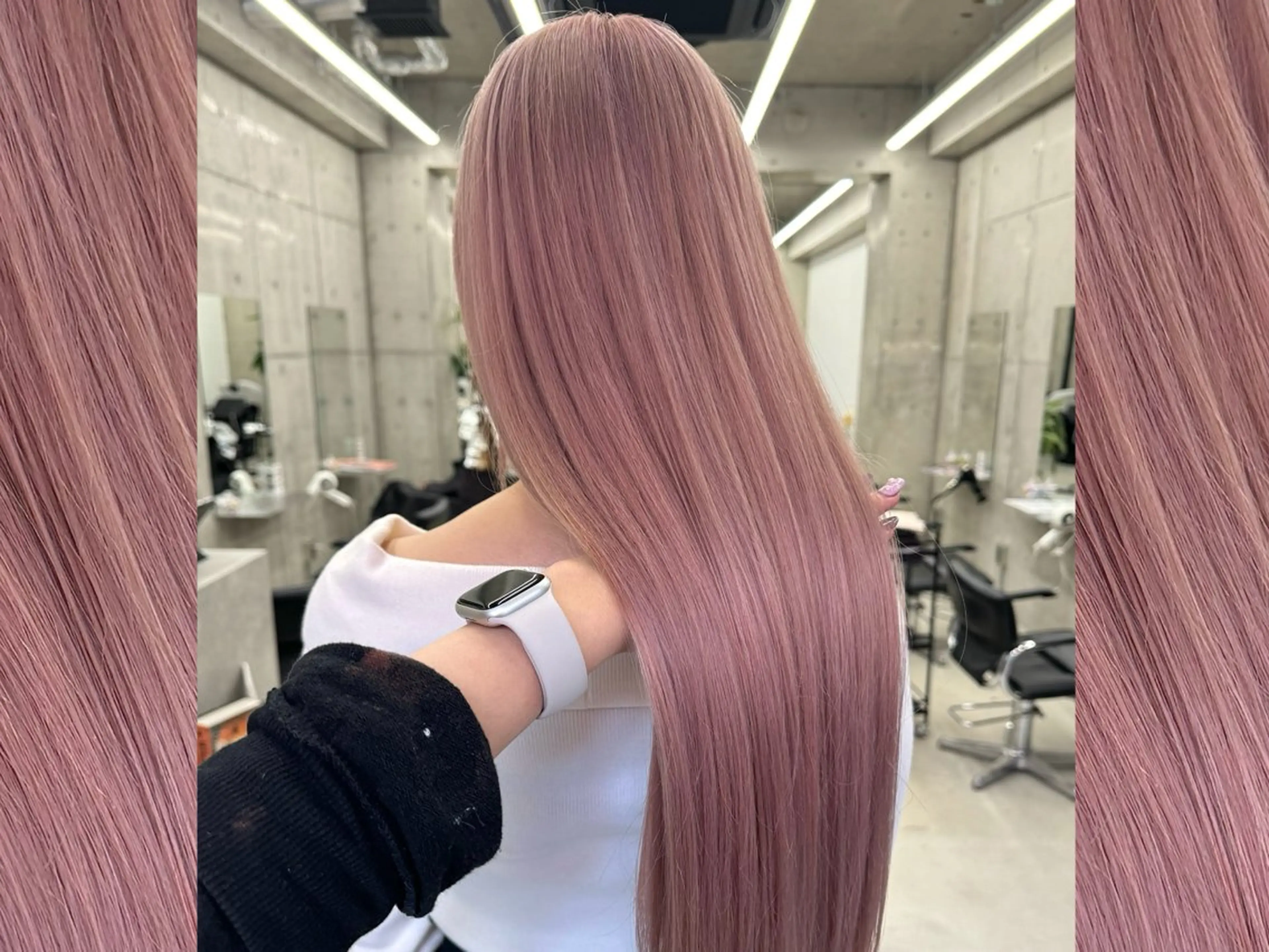 ロング 齋藤 梨乃のヘアスタイル