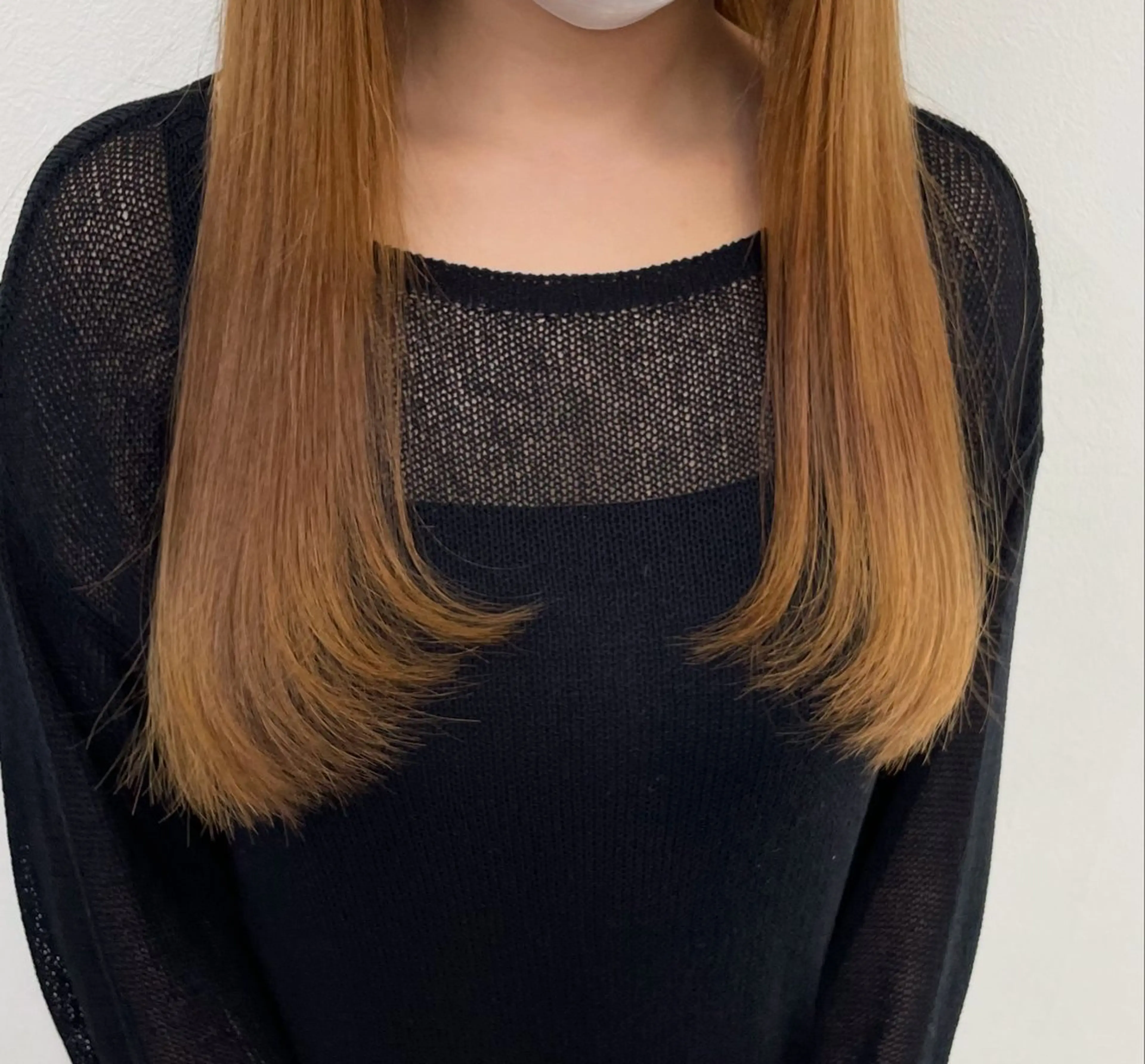 ロング レイヤーカット ロング ローレイヤー 堀 綾花のヘアスタイル