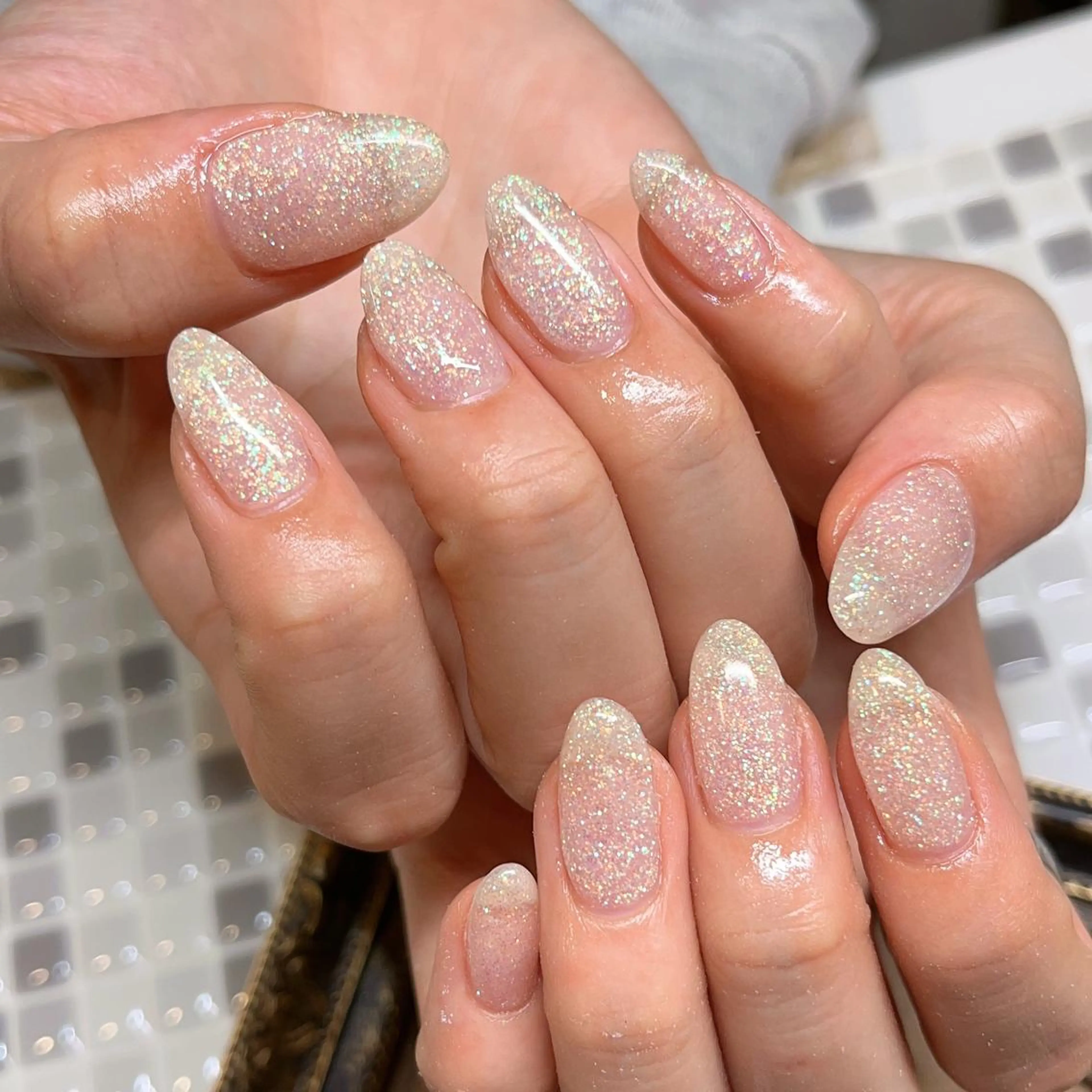 ネイル キラキラネイル ワンカラーネイル nailist yuiのネイルデザイン