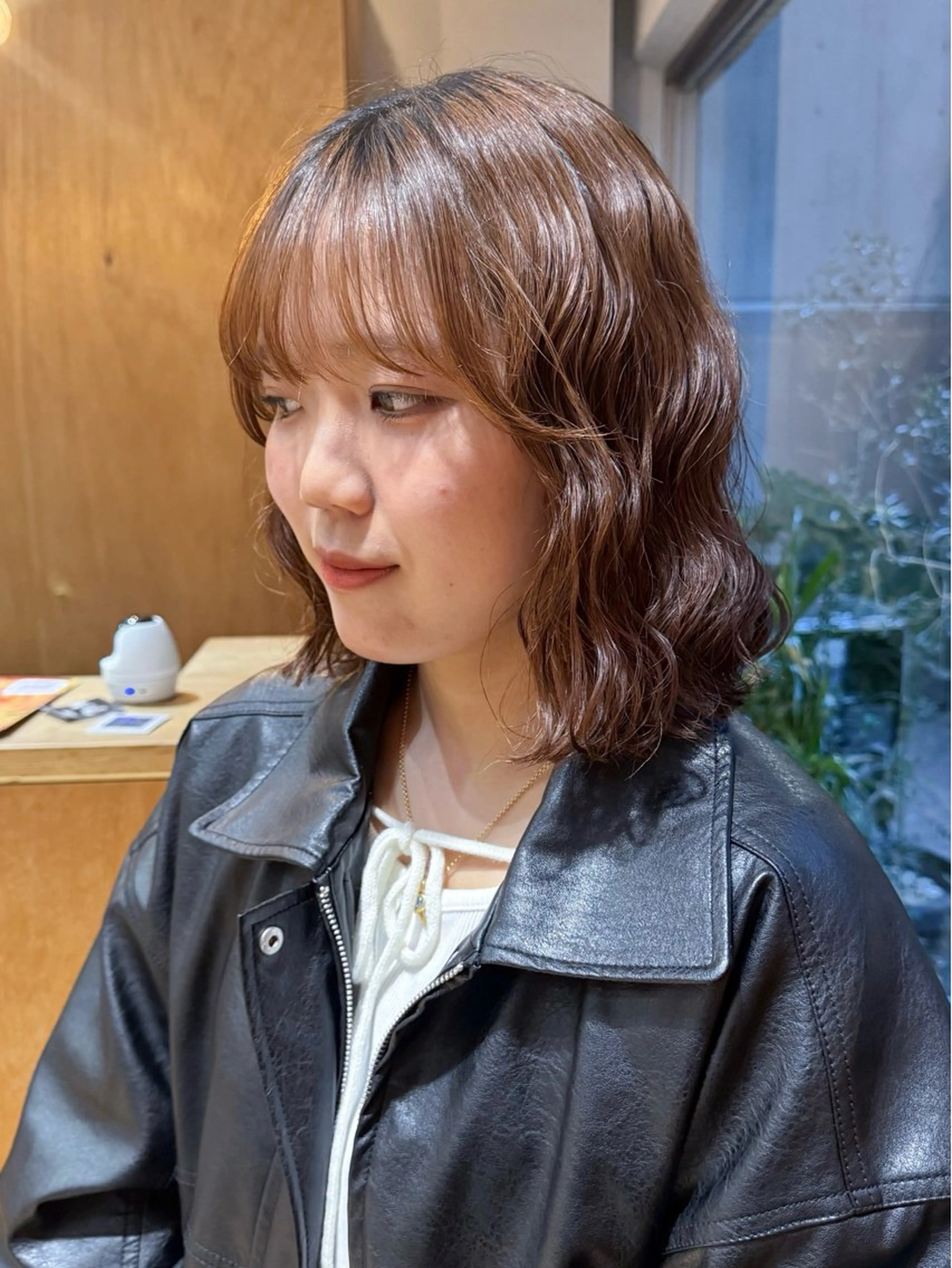 ショート カラー パーマ カット ヘアカラー パーマ 大橋 芽衣のヘアスタイル