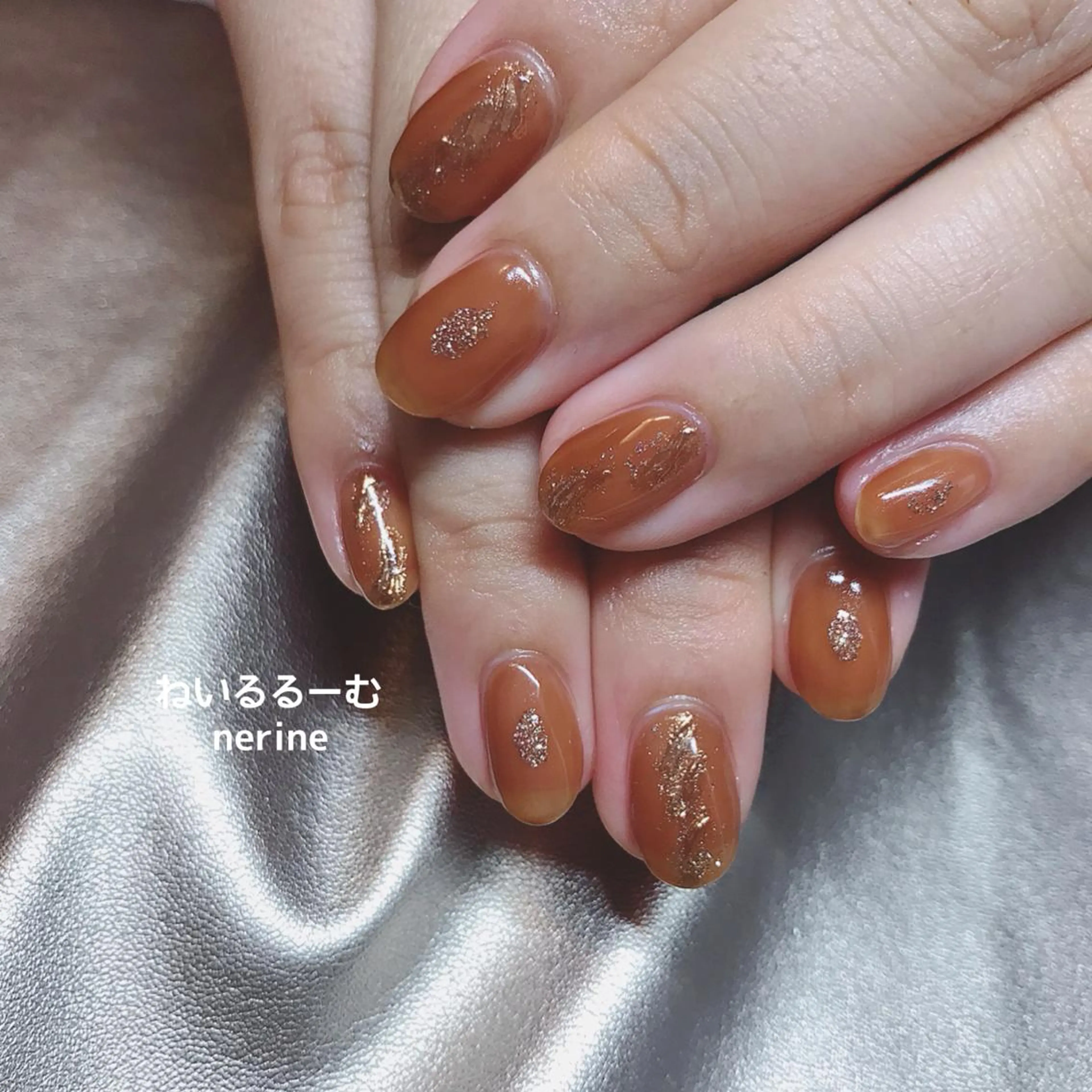ネイル ブラウン NAILST Naomiのネイルデザイン