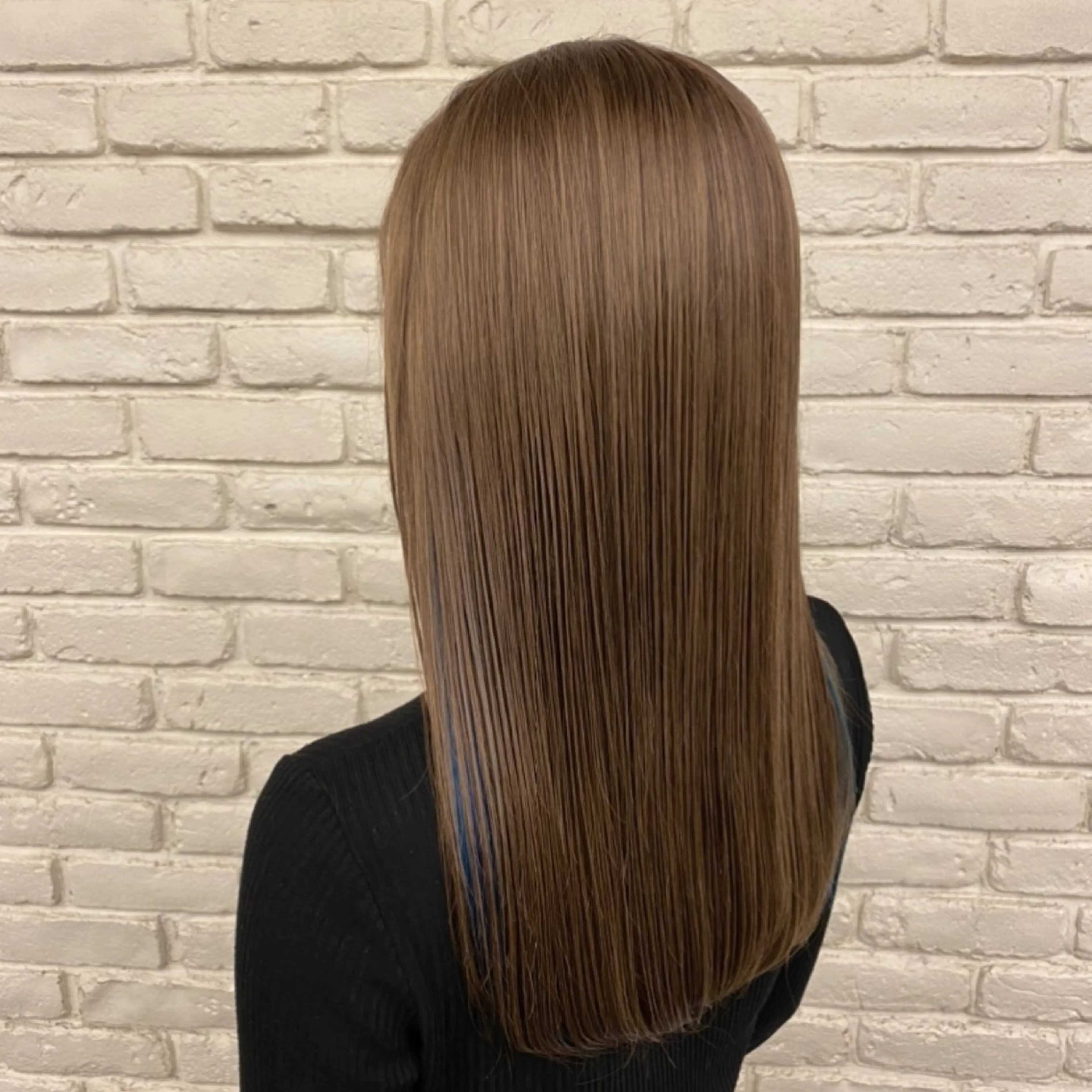 セミロング カラー トリートメント 透明感カラー🌿 グレージュ🐺陽介のヘアスタイル