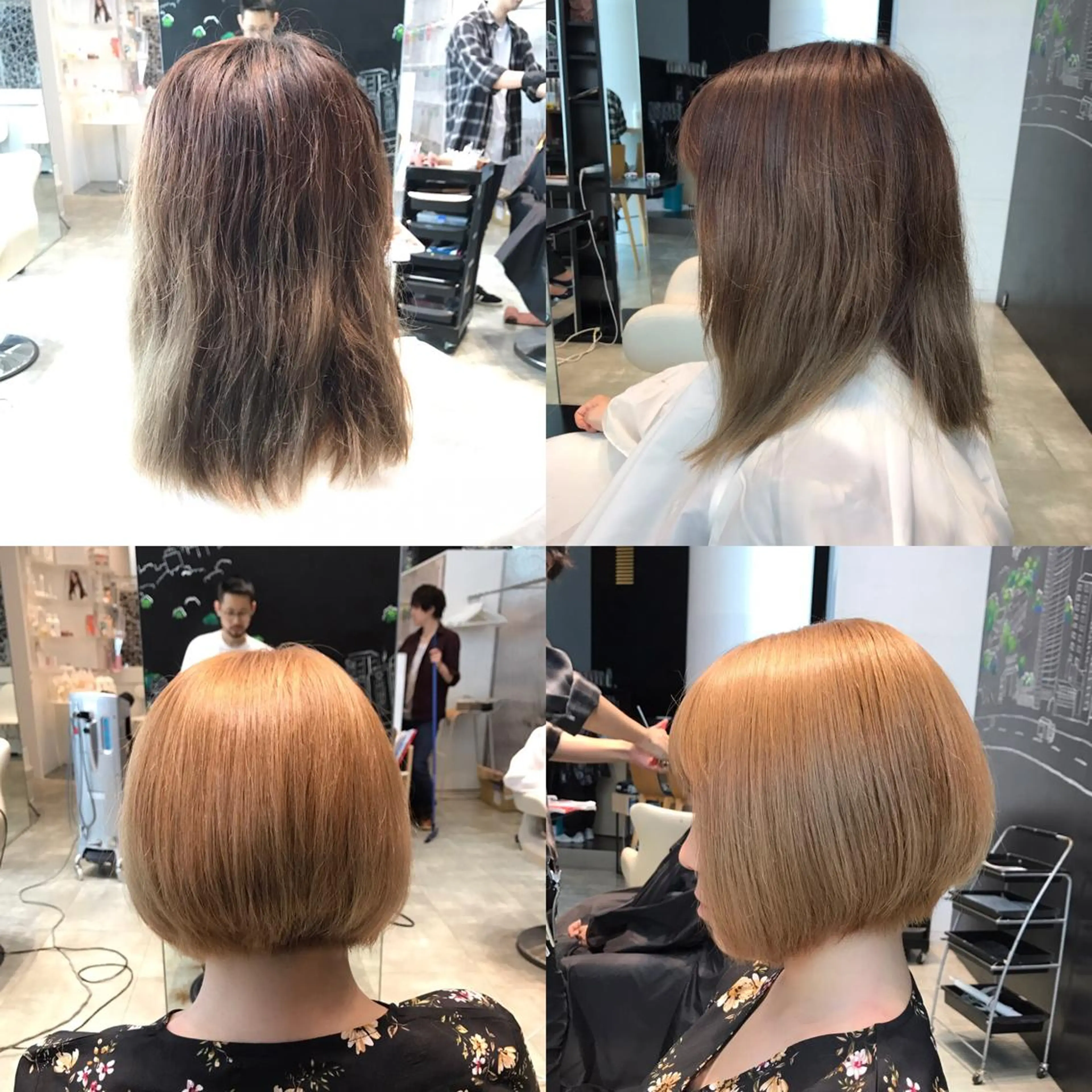 ショート カラー ヘアアレンジ ベージュカラー Re:ta KANZOの眉毛・アイブロウイメージ