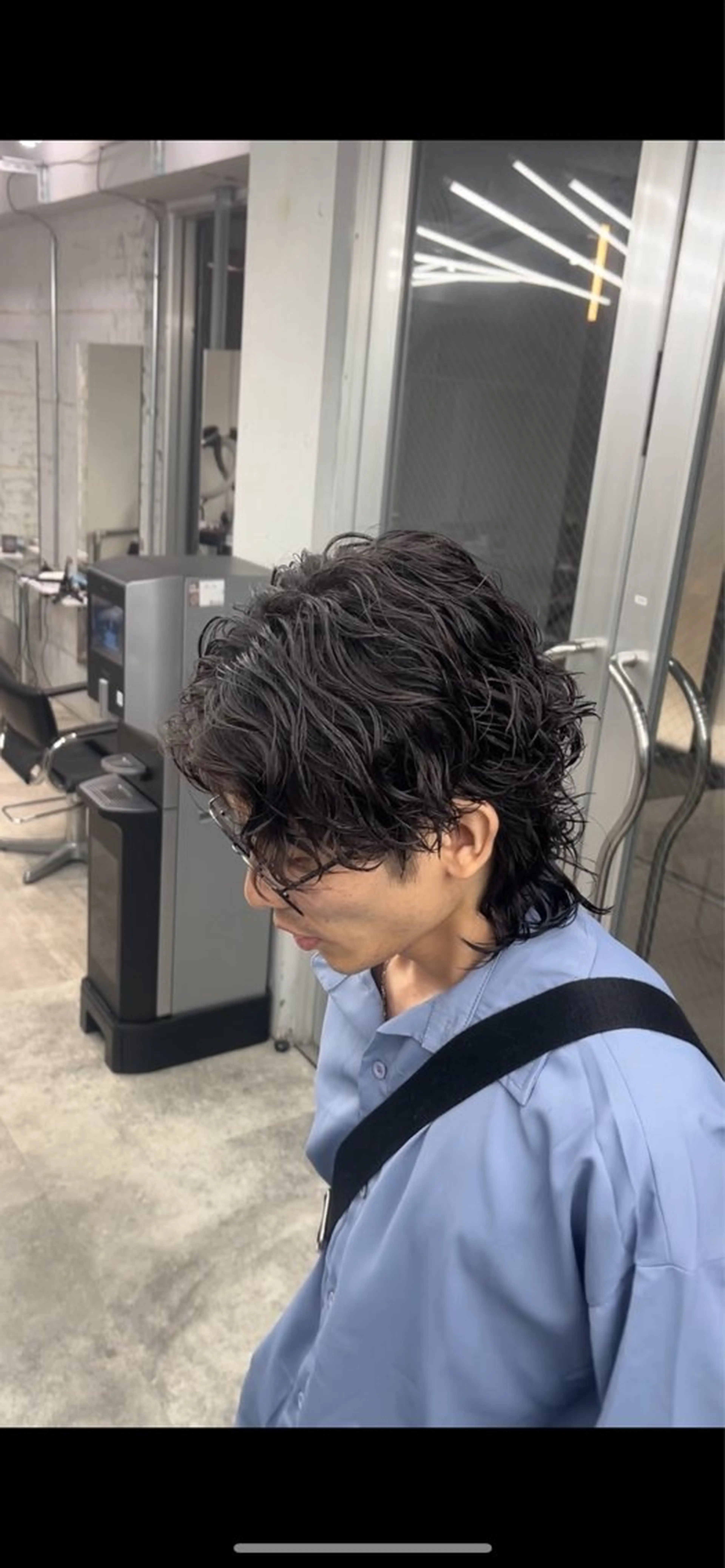 🟢【木曜19時〜限定!】🟢メンズウルフカット+クイックトリートメントの写真