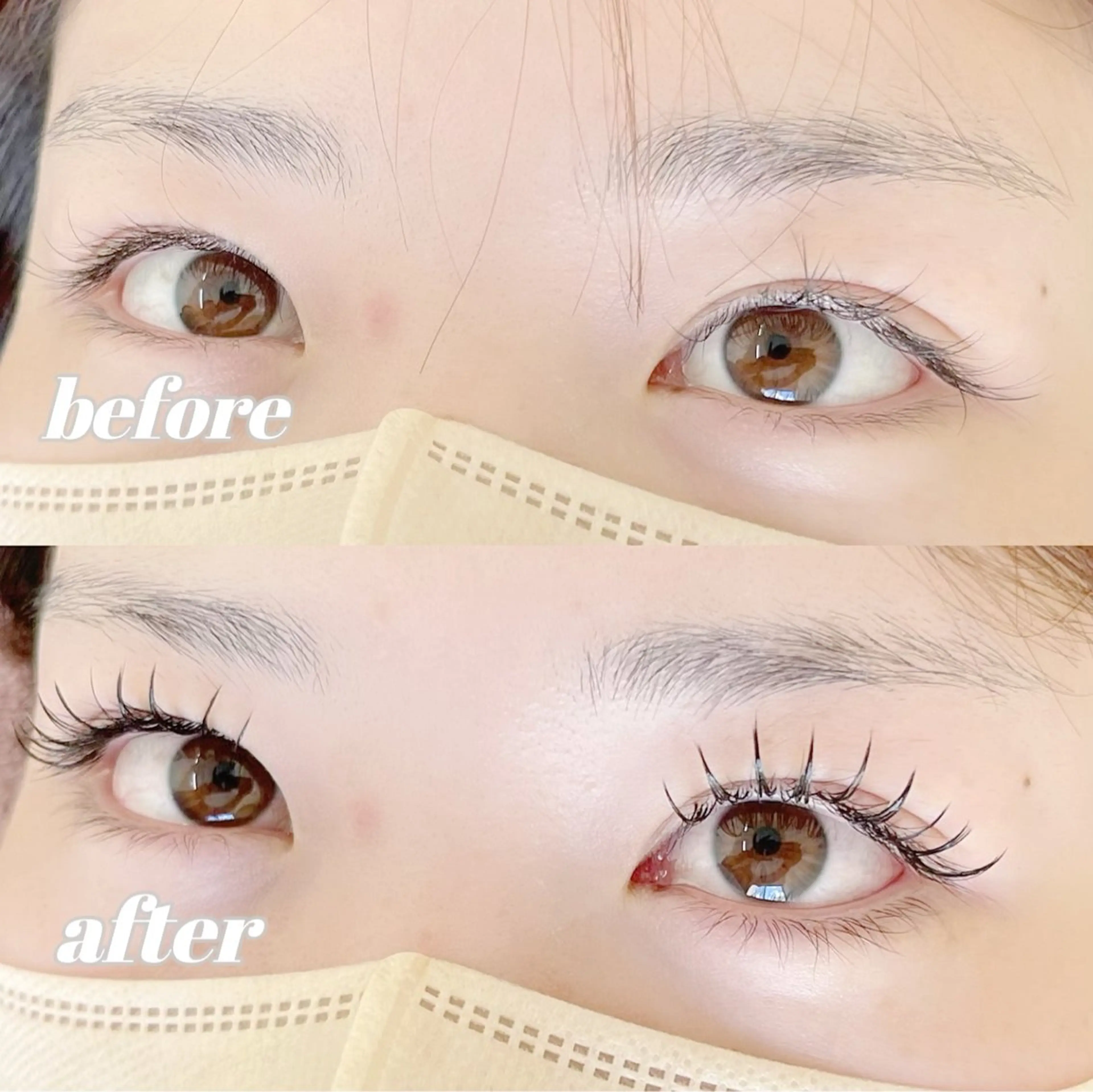 マツエク・マツパ 束感まつ毛 フラットラッシュ マツエク Luana anriの眉毛・アイブロウイメージ