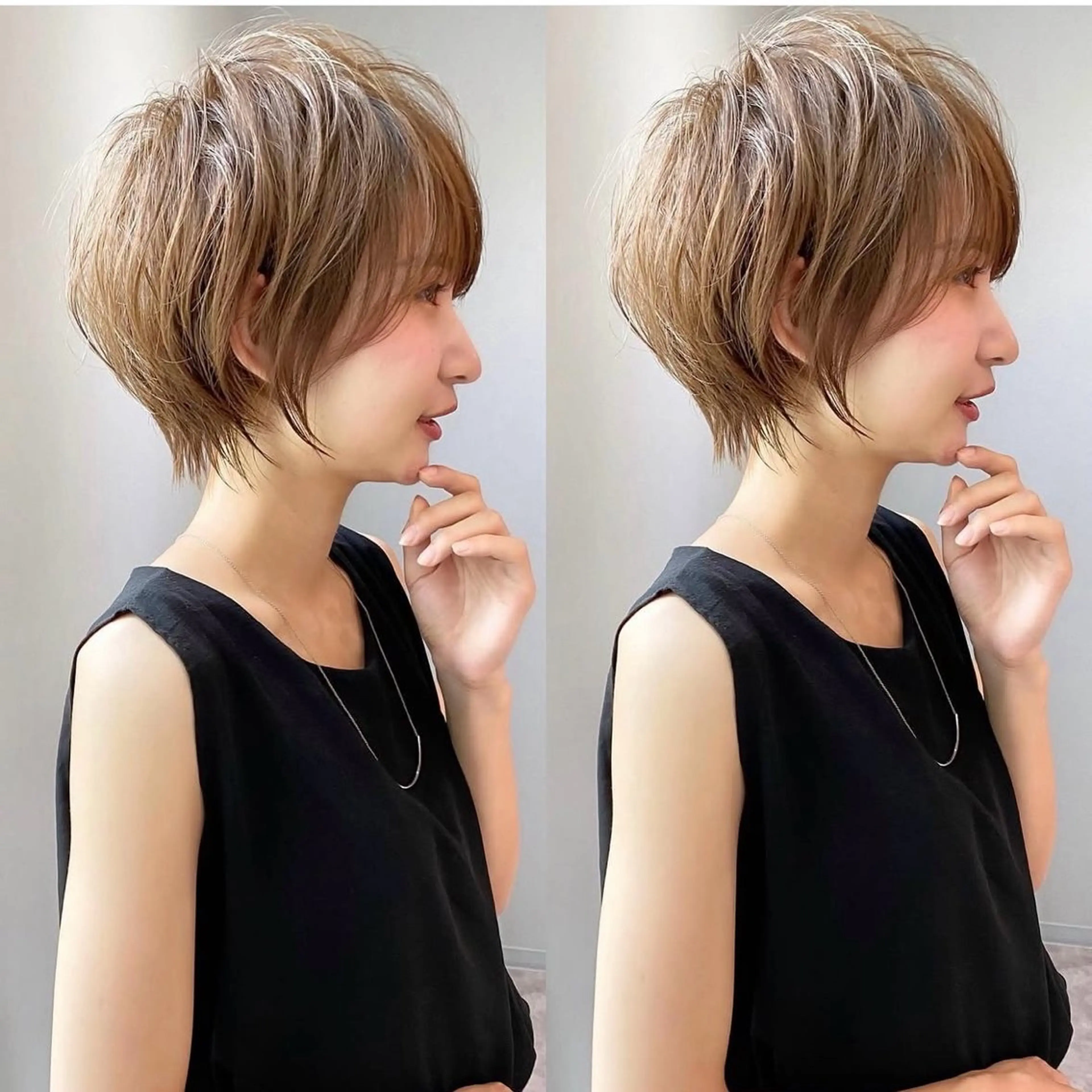 ショート カラー 似合わせカット ショートヘア カット ヘアカラー トリートメント 豊中/ショート特化/ 似合わせ/たかいのヘアスタイル