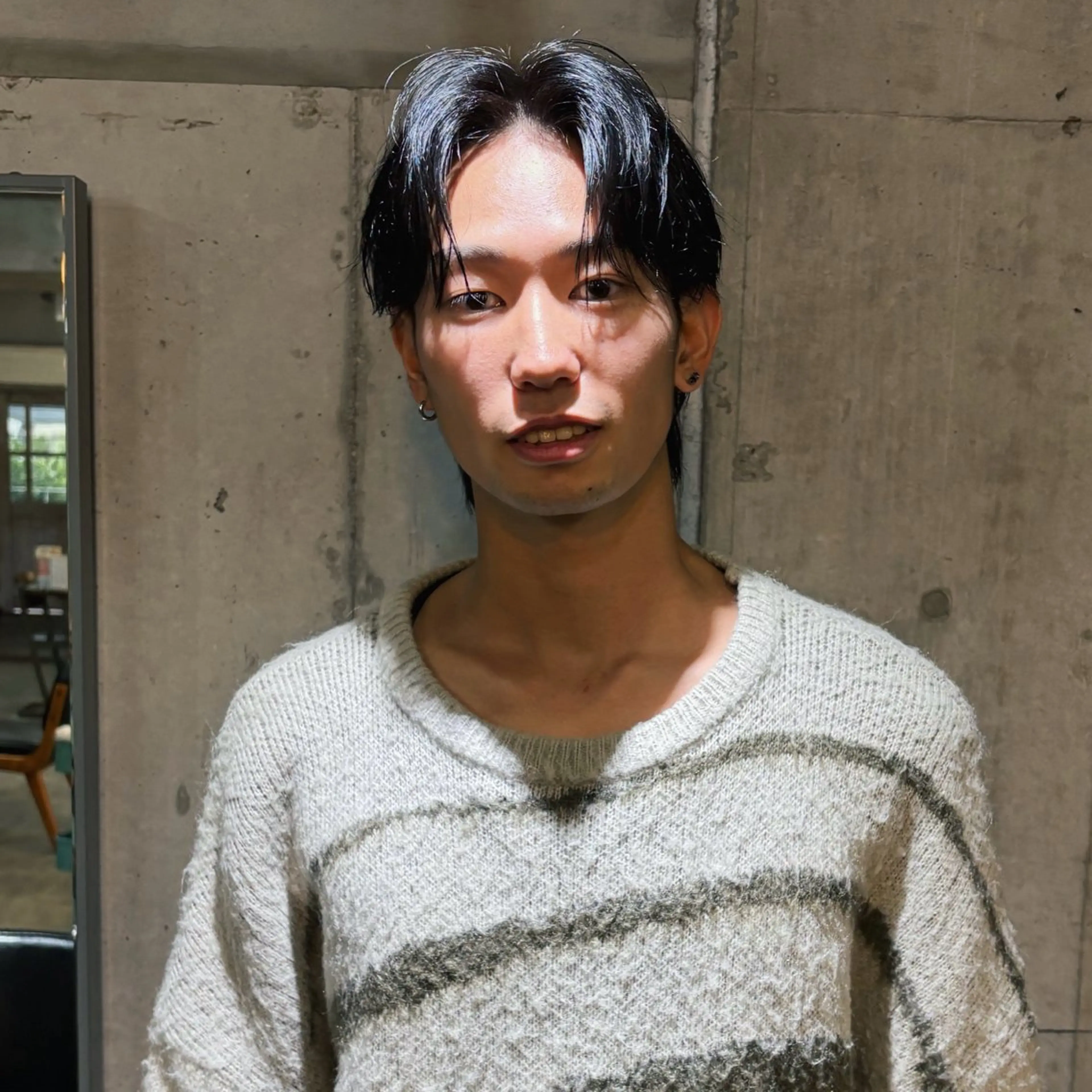 メンズ パーマ メンズ特化美容師 ハスイルイのヘアスタイル