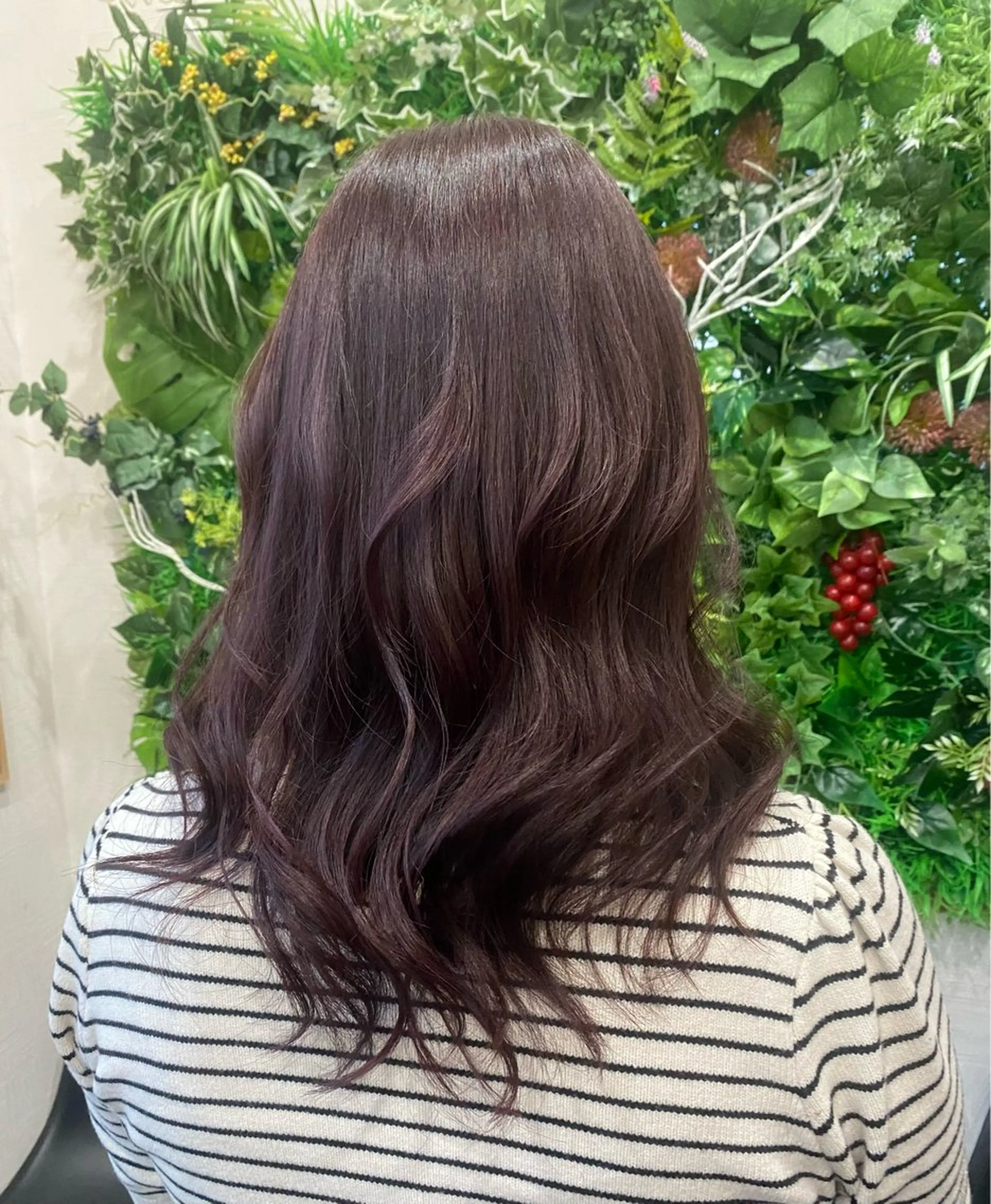 ミディアム カラー 透明感カラー ラベンダーカラー ヘアカラー トリートメント N-PLANTS KOTOHAのヘアスタイル