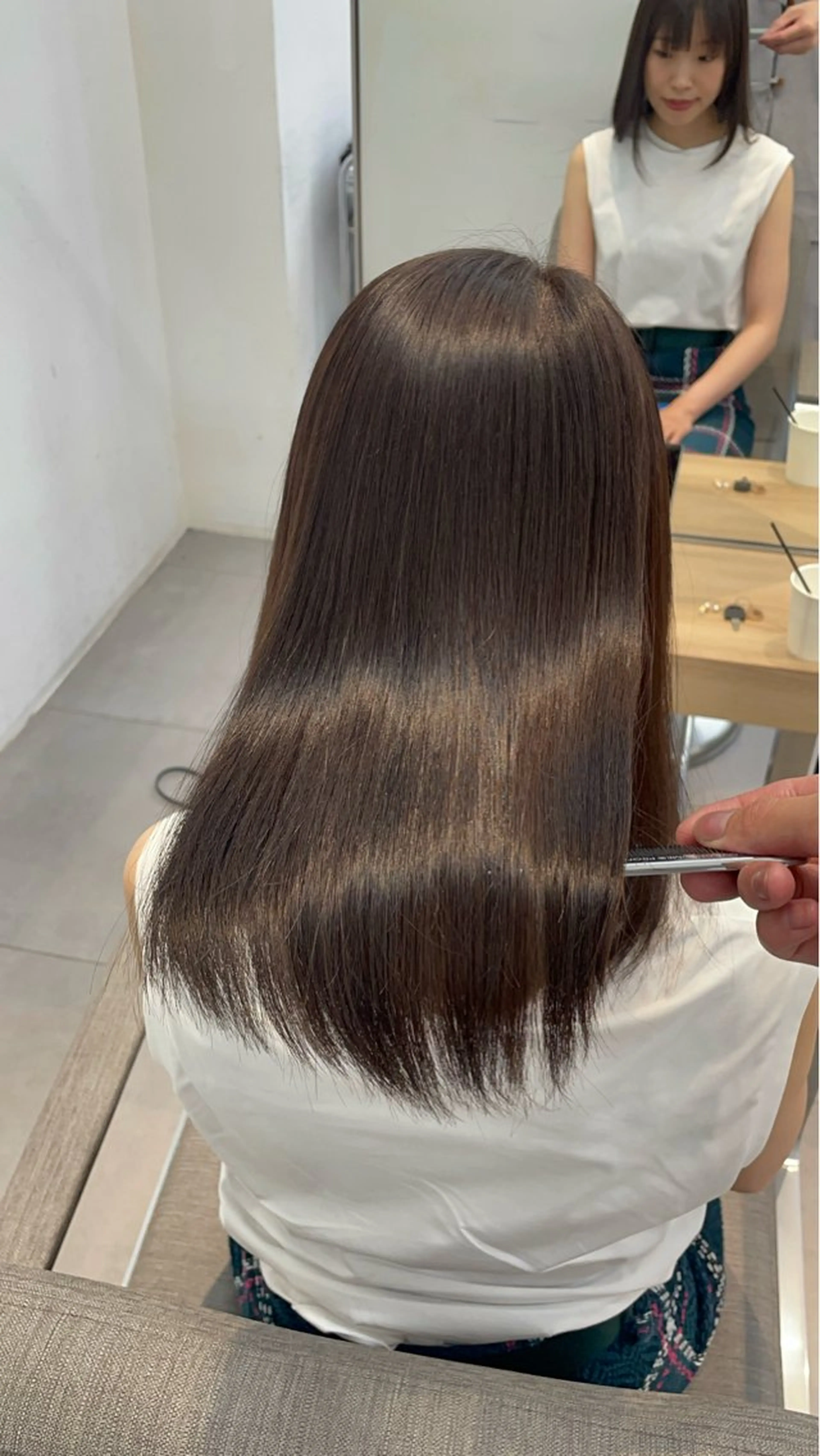 ミディアム ✨髪質改善✨美髪 矯正🫧小泉のヘアスタイル