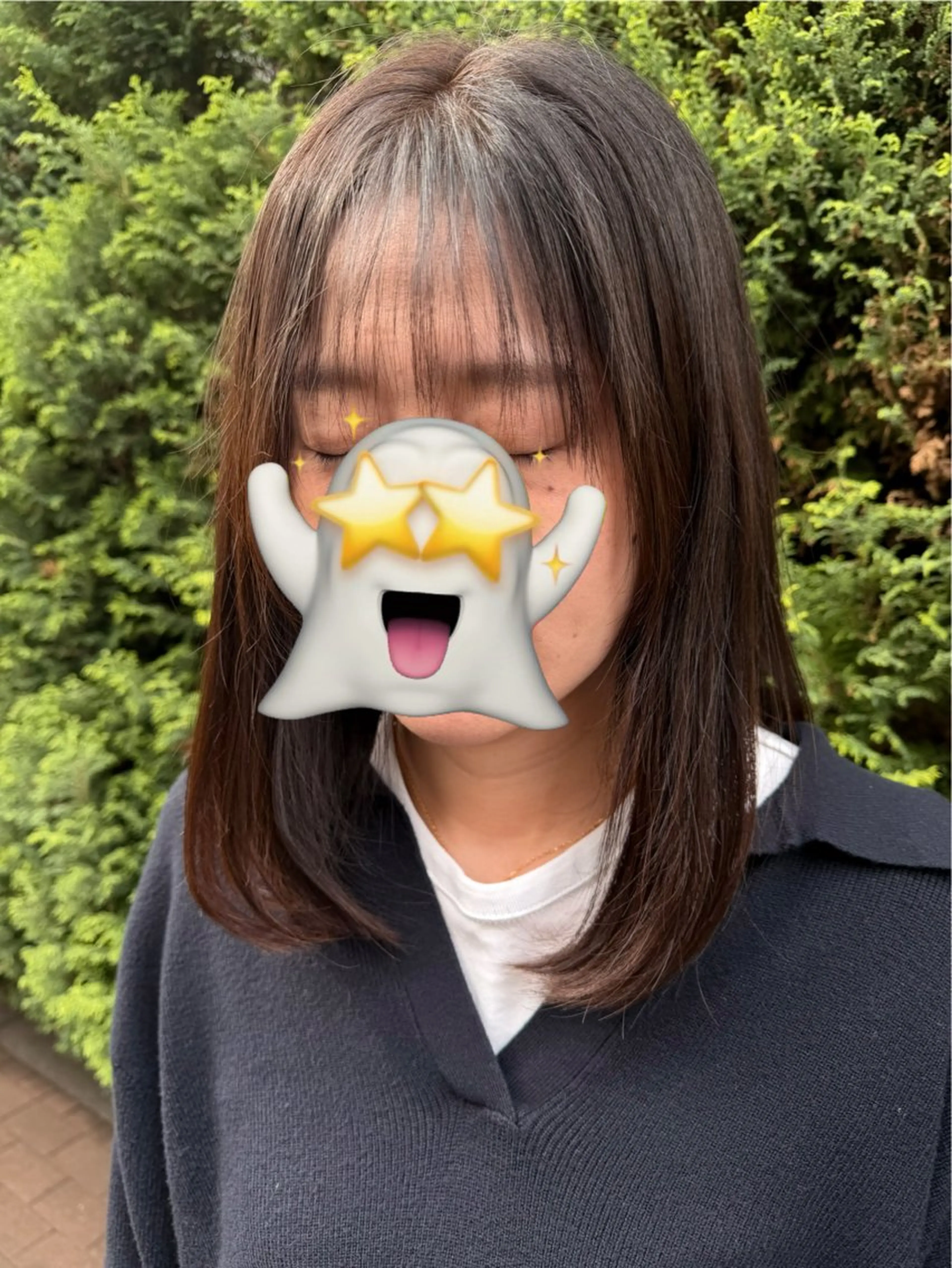 ミディアム カラー Blossom 大山imafujiのヘアスタイル