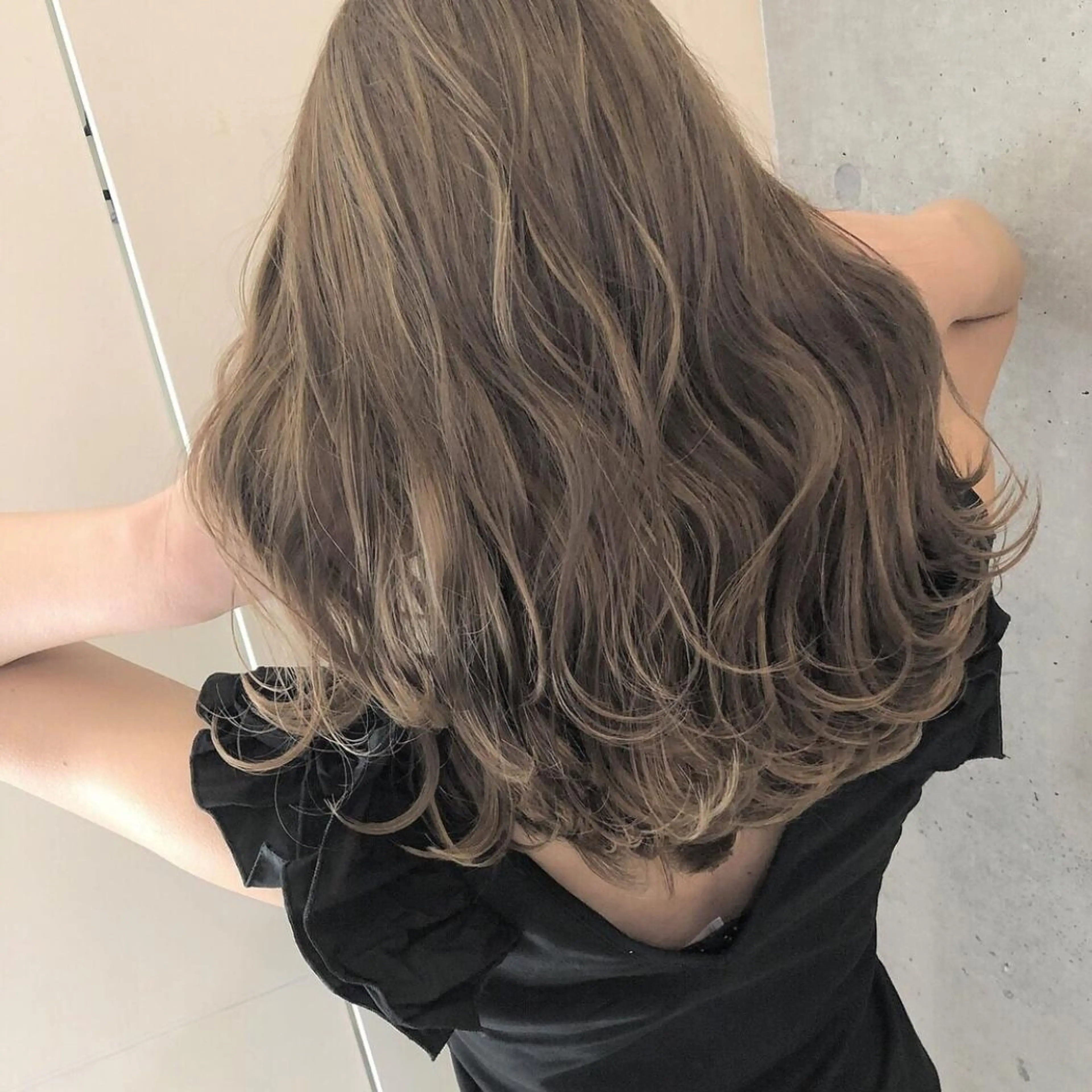 カラー ヘアカラー トリートメント 新越谷 西口徒歩1分 寒色カラー 日和佐のヘアスタイル