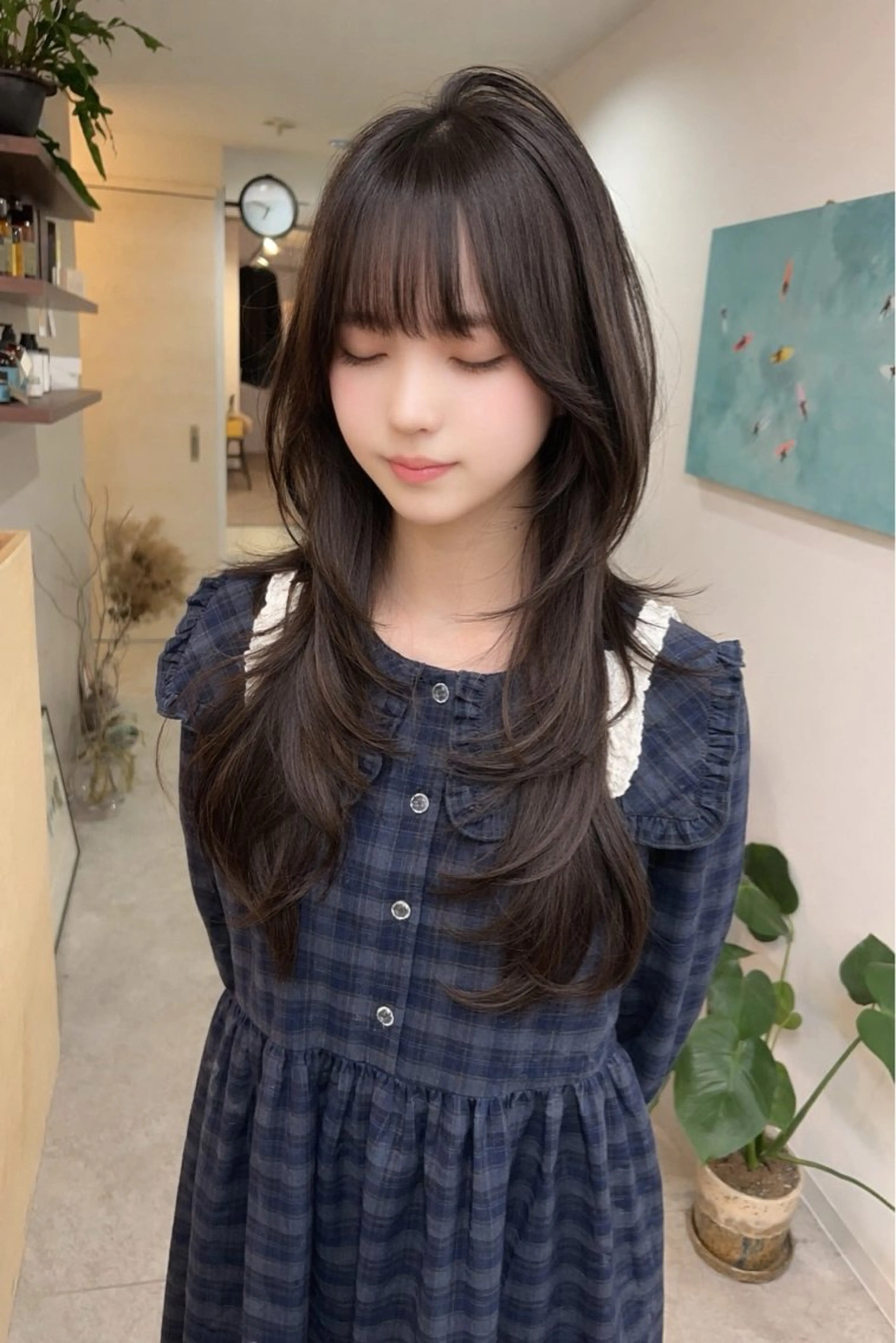 ロング カット 韓国レイヤー/ハイ トーン/優太のヘアスタイル