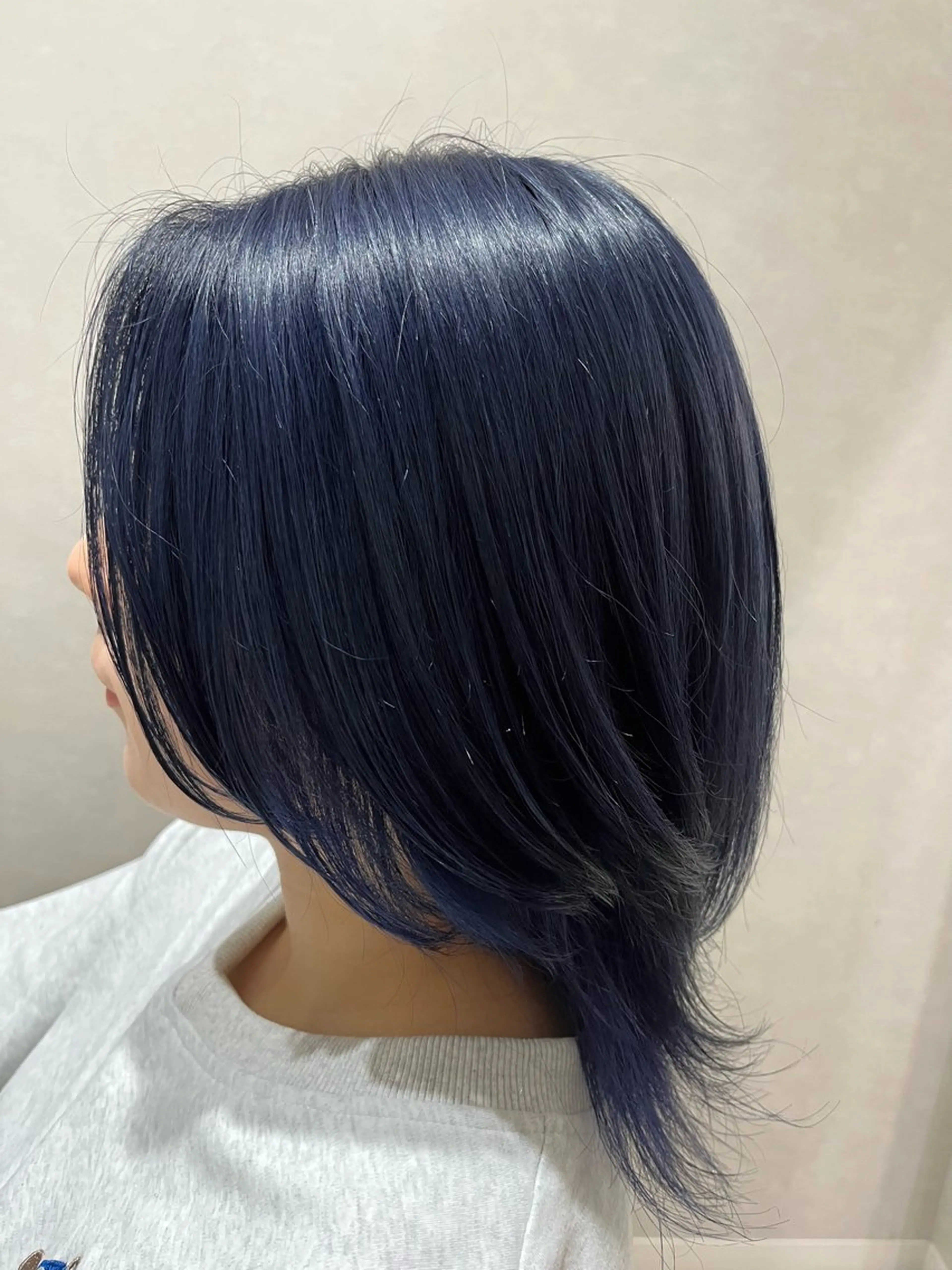 ミディアム カラー 💜N°大分💜 三浦のヘアスタイル