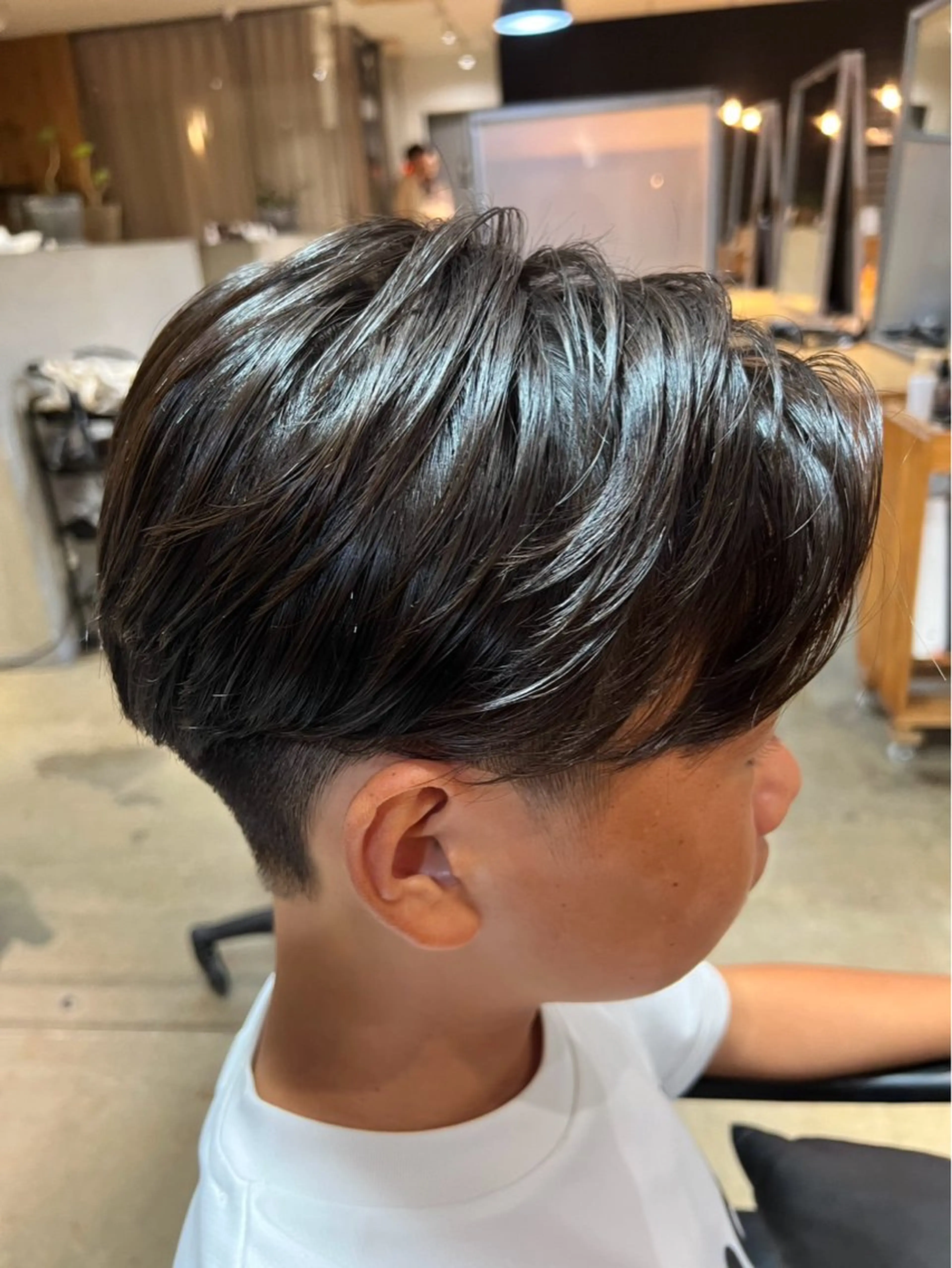 パーマ メンズ メンズパーマ ニュアンスパーマ カット 辻 愛麗のヘアスタイル