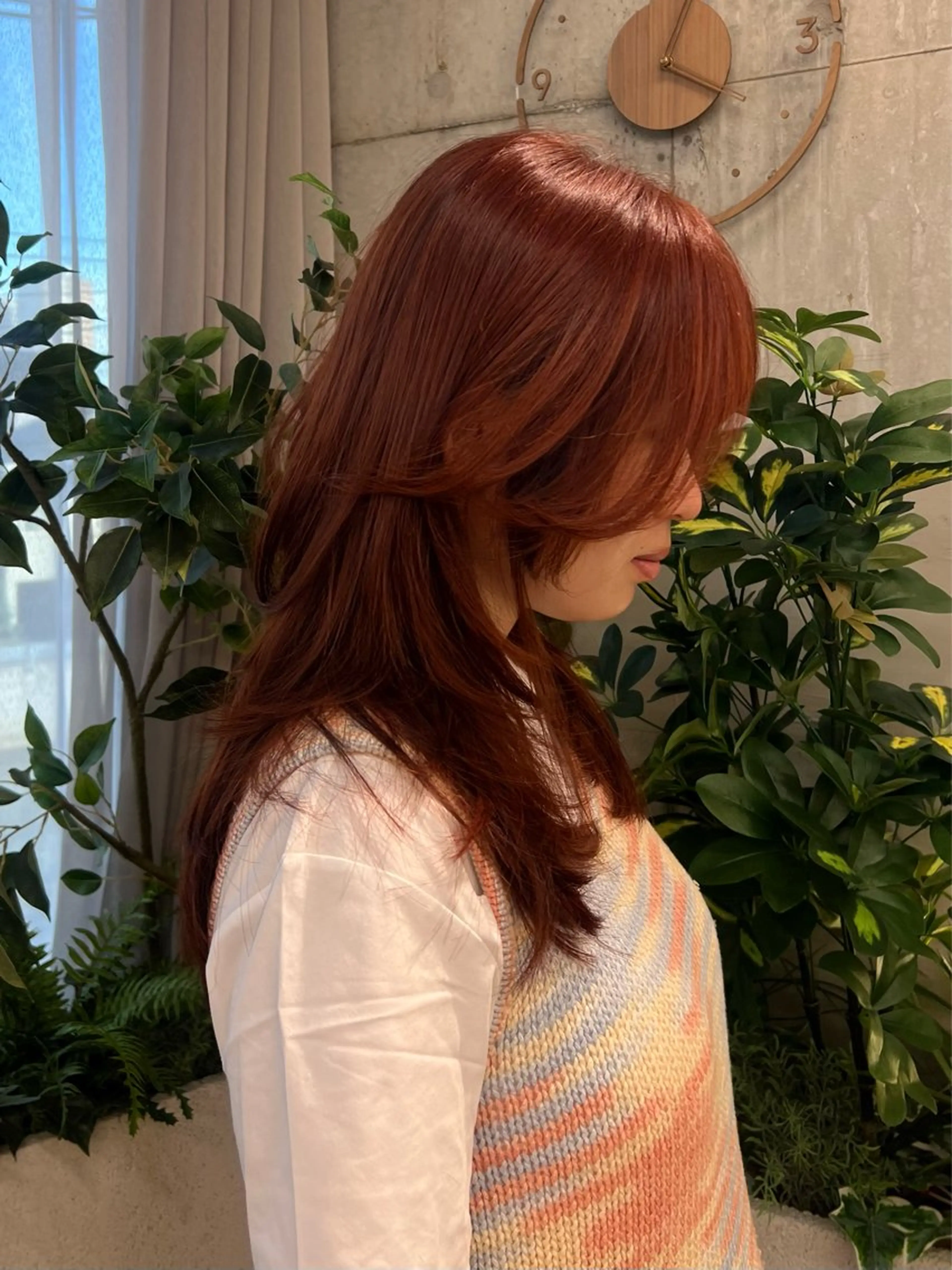 セミロング ハッシュカット ハイレイヤー レイヤーカット シャギー ウルフカット 海外ヘア／レイヤー カットNatsuのヘアスタイル