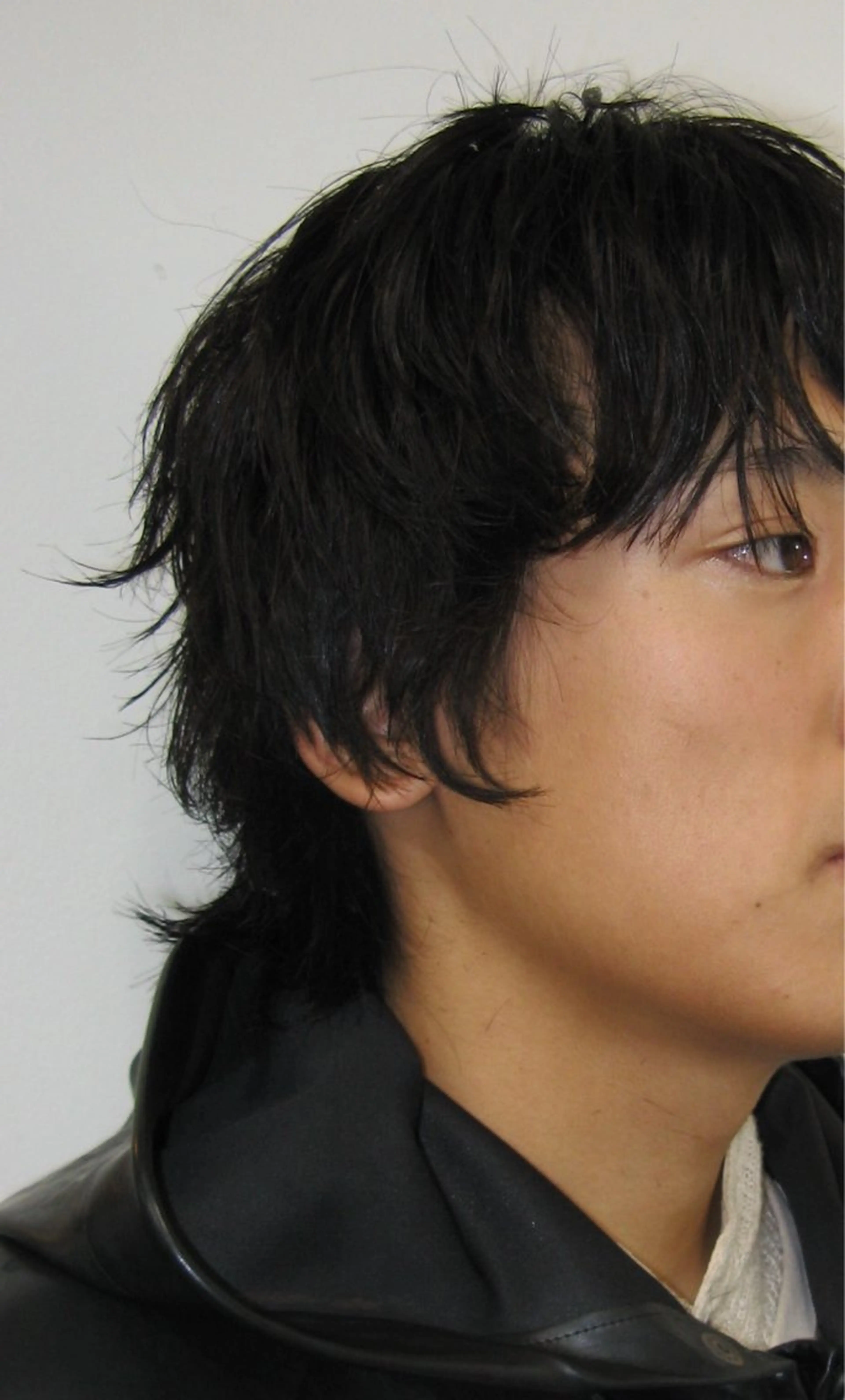 ミディアム パーマ メンズ カット パーマ ラフショートブリー チカラー⚡️リュウジのヘアスタイル