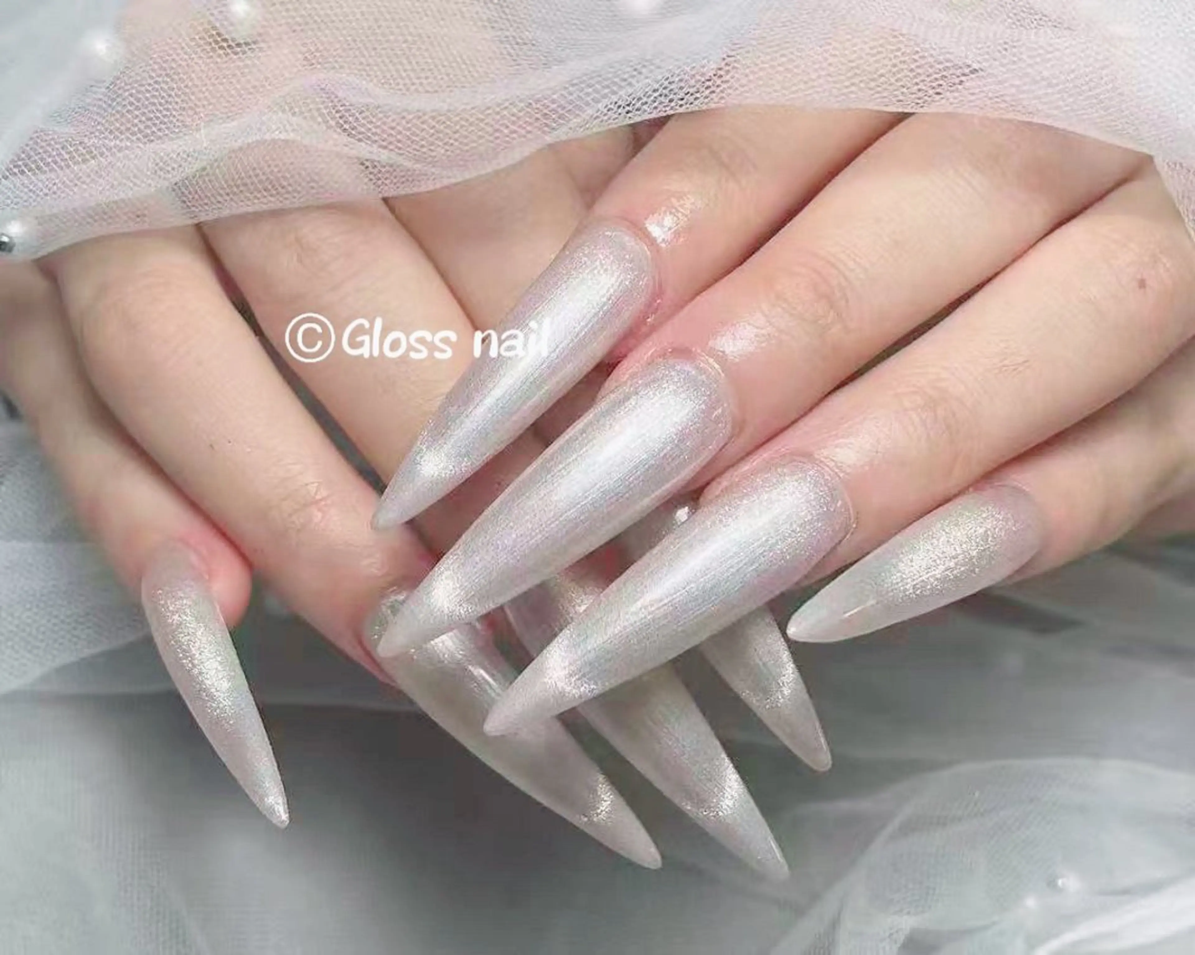 ネイル ハンドネイル Meri💅ジェル& チップ長さだし専門のネイルデザイン