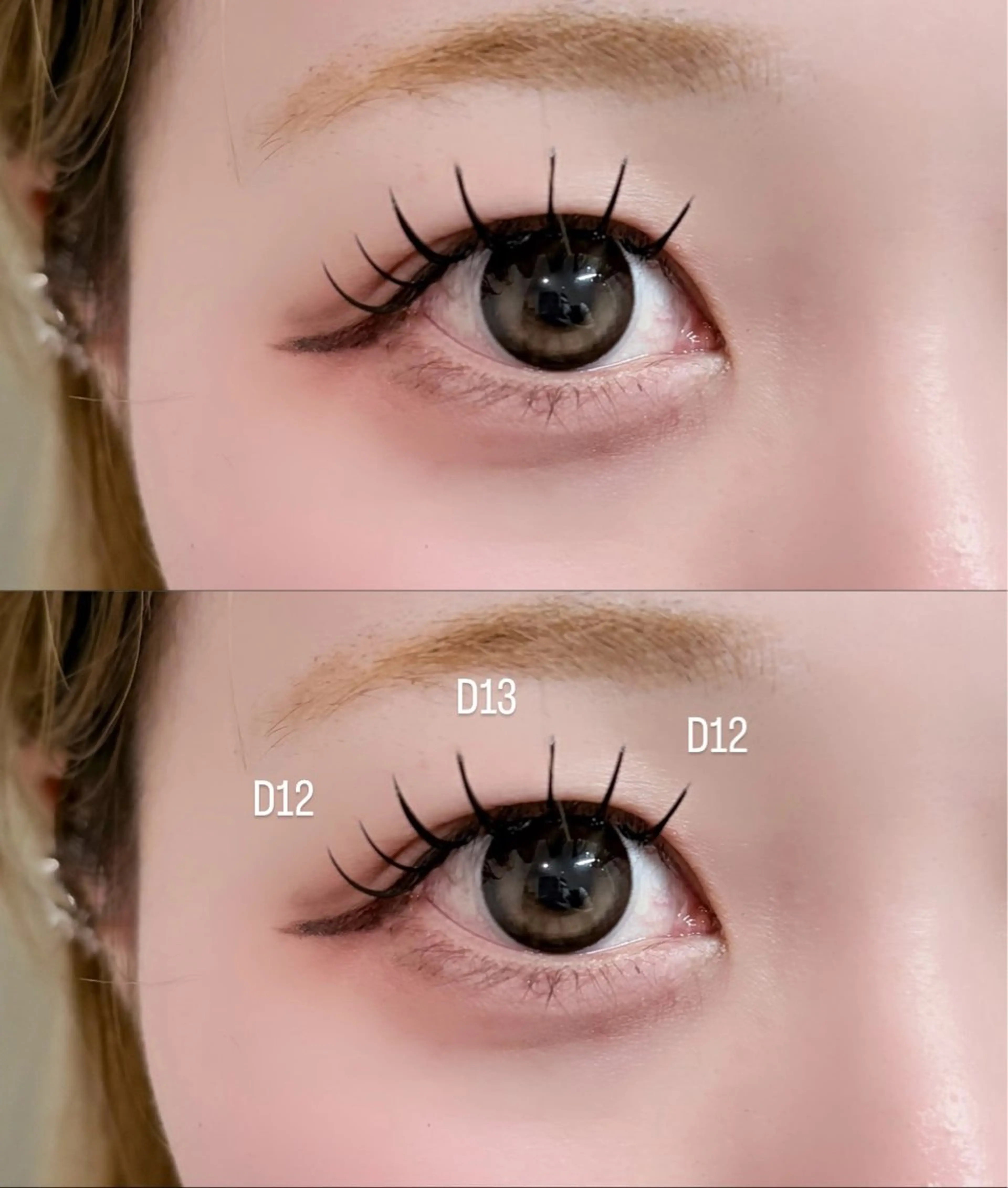 マツエク・マツパ フラットラッシュ meRK manamiのマツエク・マツパデザイン