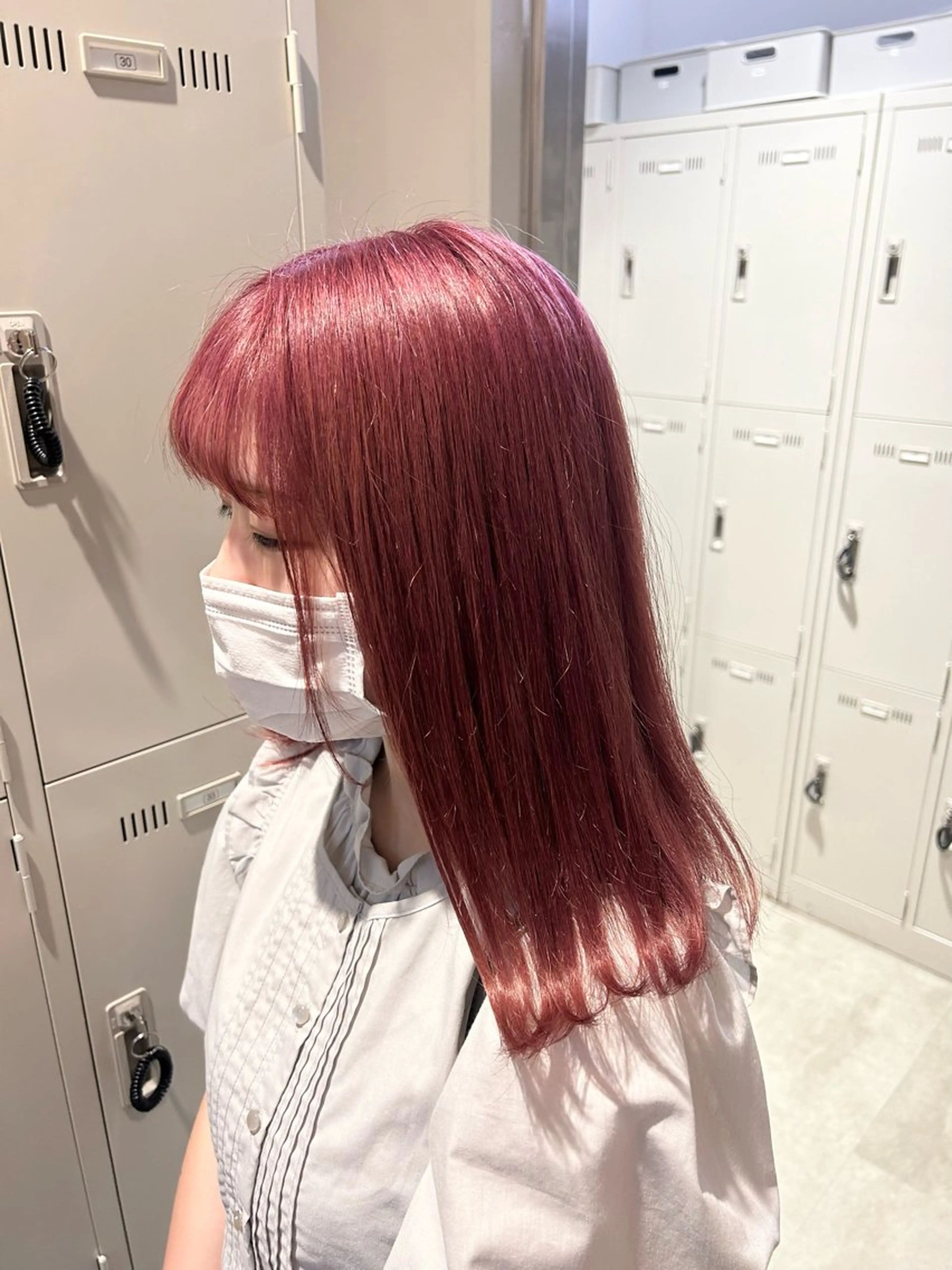 カラー 透明感ベージュ🤎 ナチュラルレイヤーのヘアスタイル