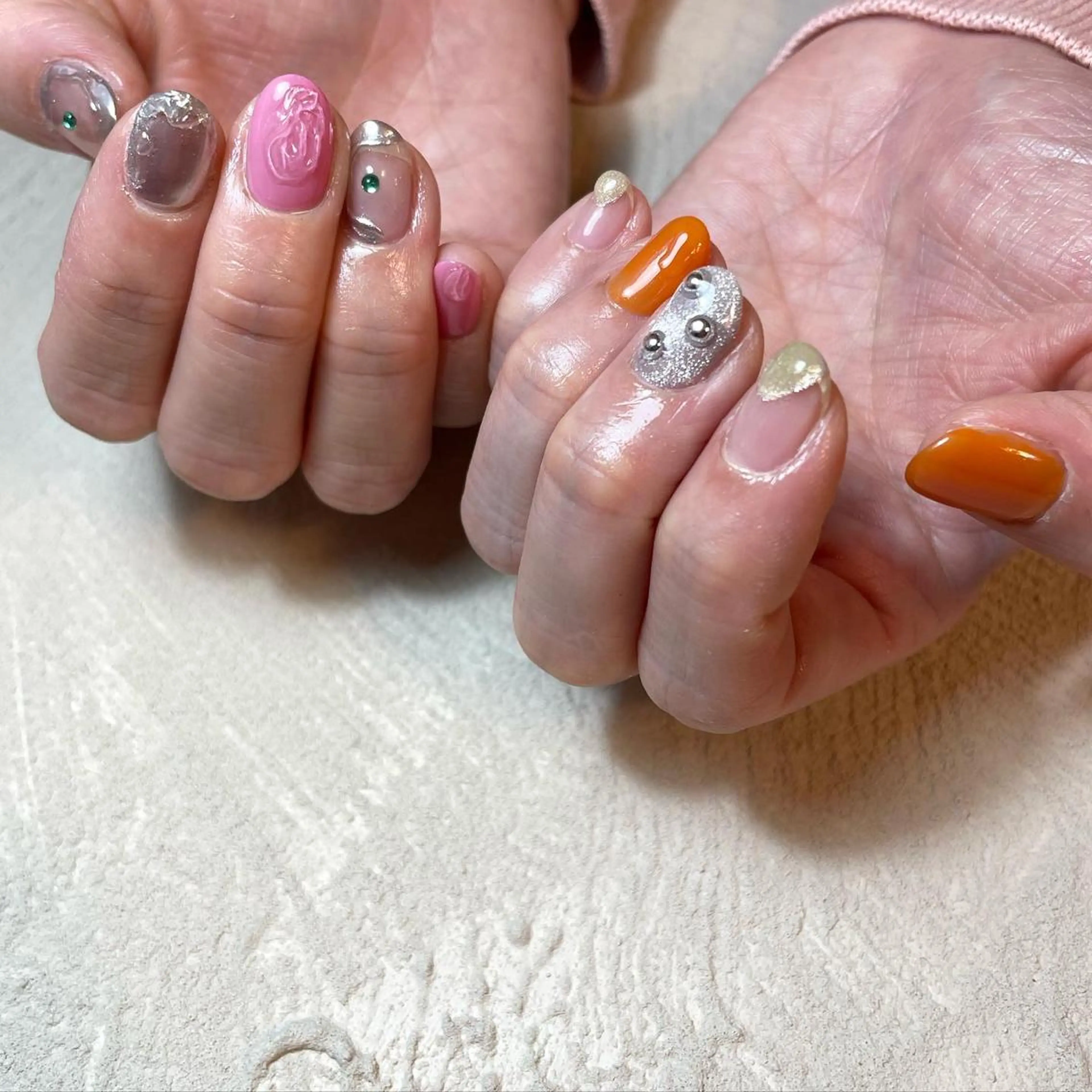 ネイル ハンドネイル 大家 小百合のネイルデザイン