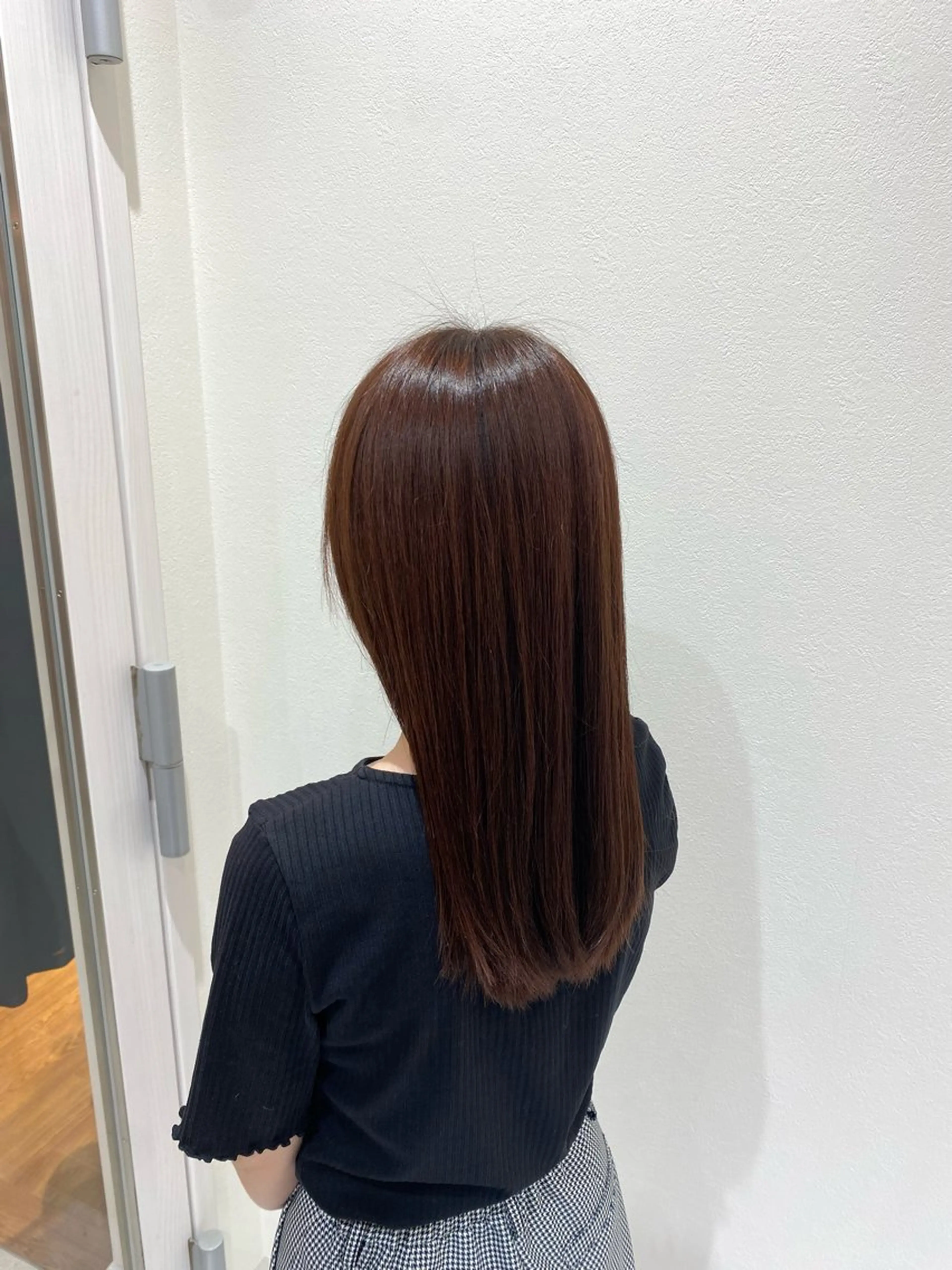 ロング ピンクブラウン RIKIYA👑 北千住メンズ特化👑のヘアスタイル