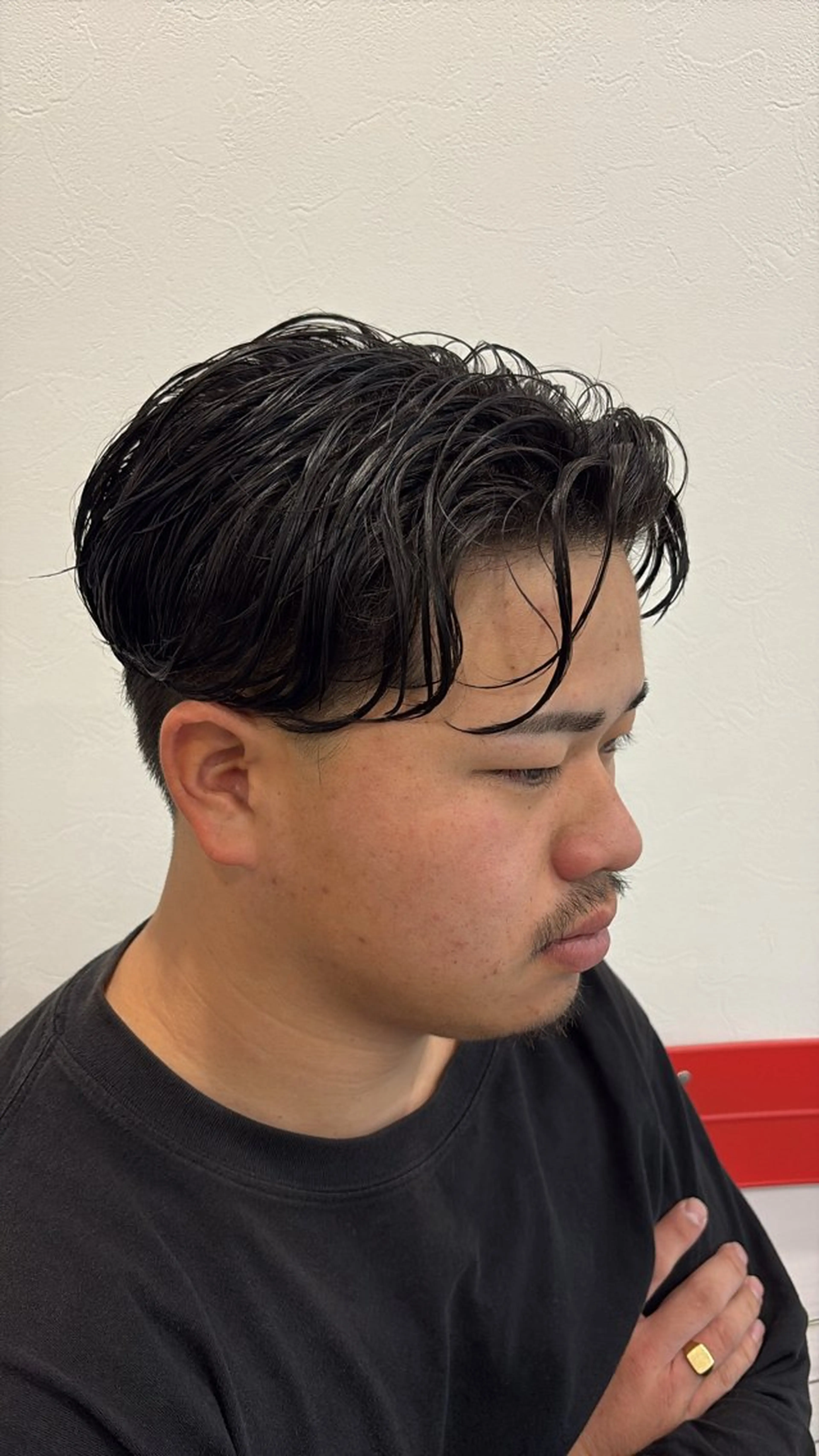 ショート パーマ メンズ メンズパーマ ニュアンスパーマ カット パーマ 野田 優真のヘアスタイル