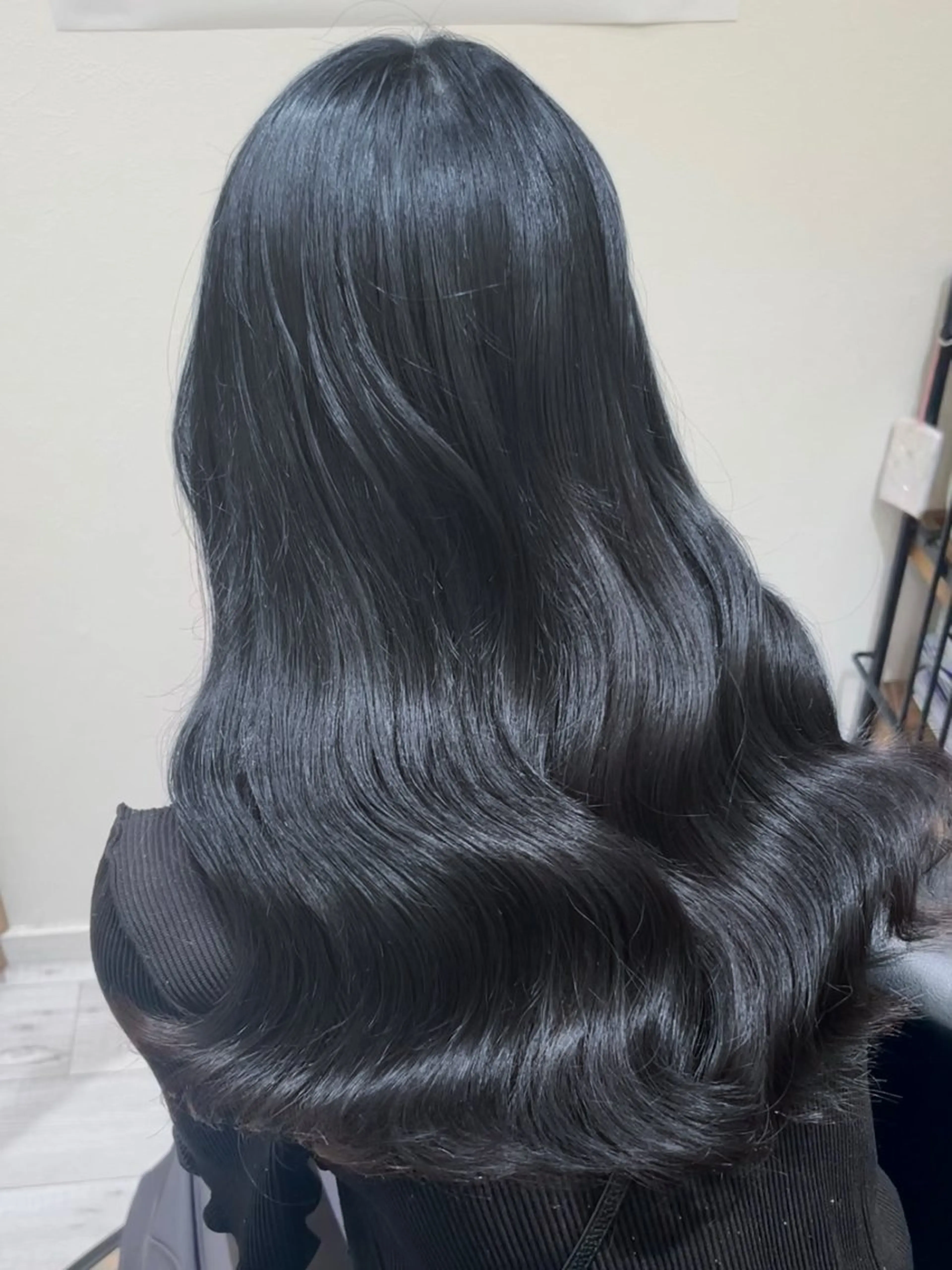 コテ巻きヘアセット🐩の写真