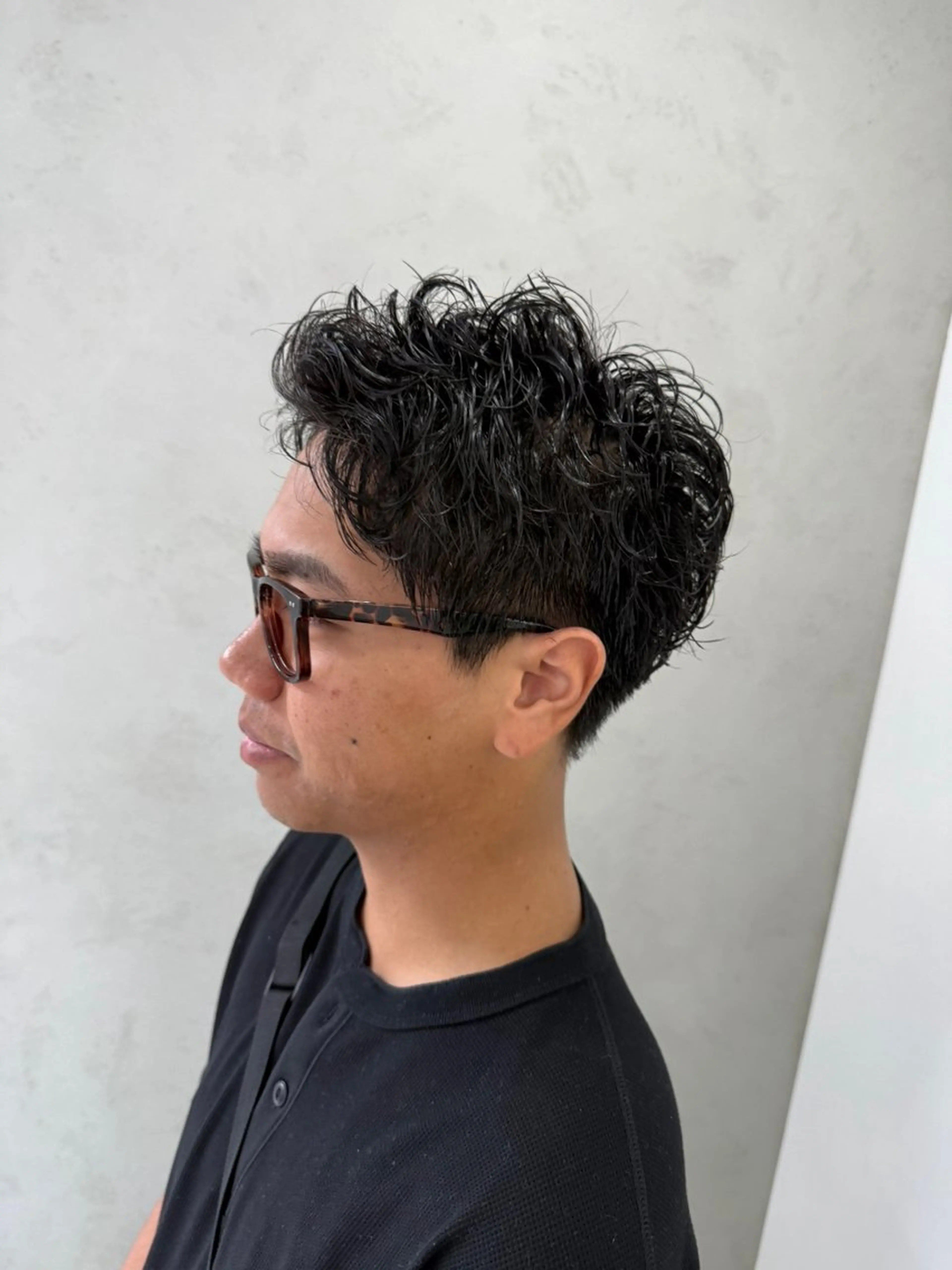 ショート 柏/シャドウパーマ/ ナチュラル/颯寿のヘアスタイル