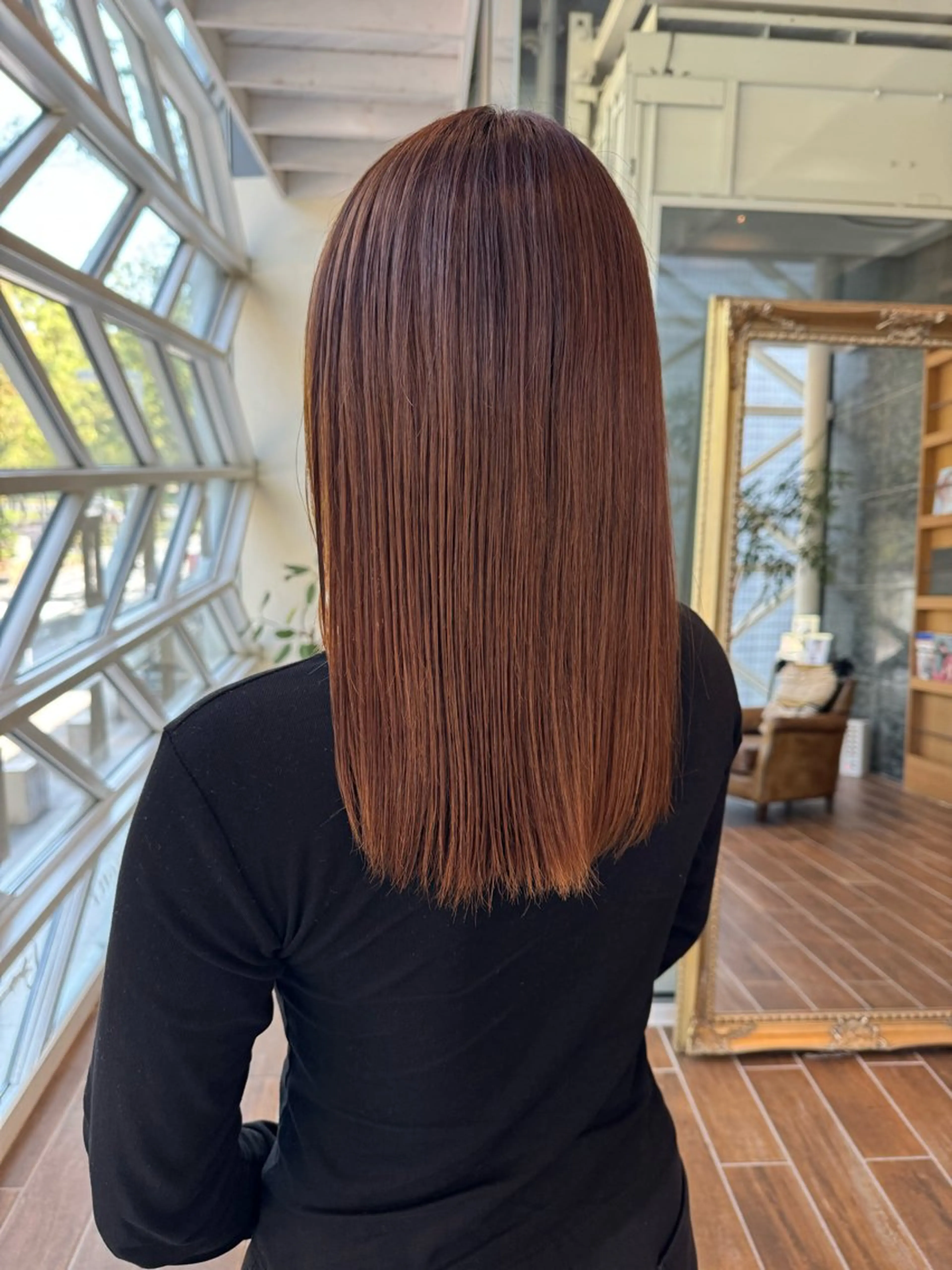 ロング パーマ 酸性ストレート ストレートパーマ 縮毛矯正 村上 輝のヘアスタイル