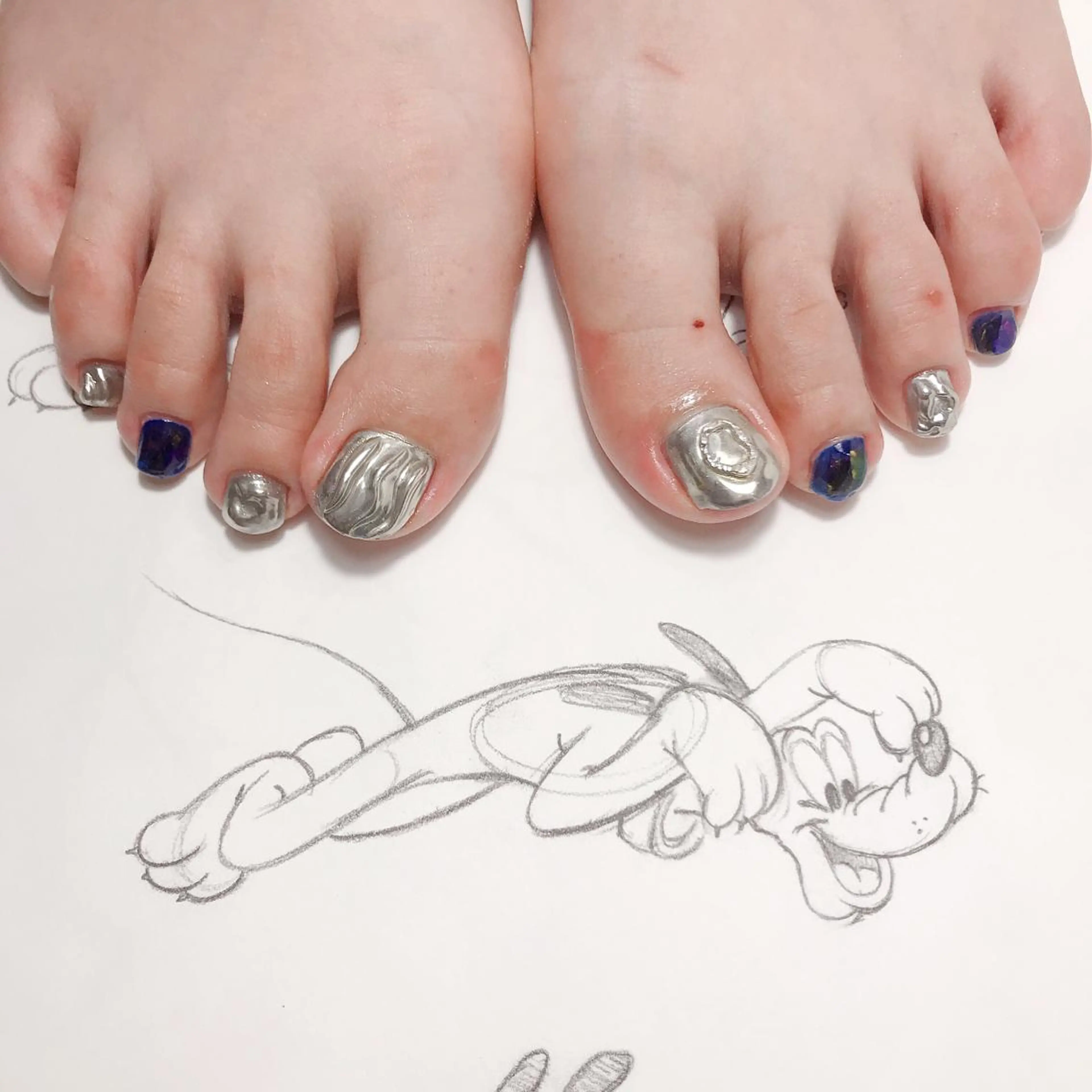 ネイル ミラーネイル owlnail /持込みデザイン専門のネイルデザイン