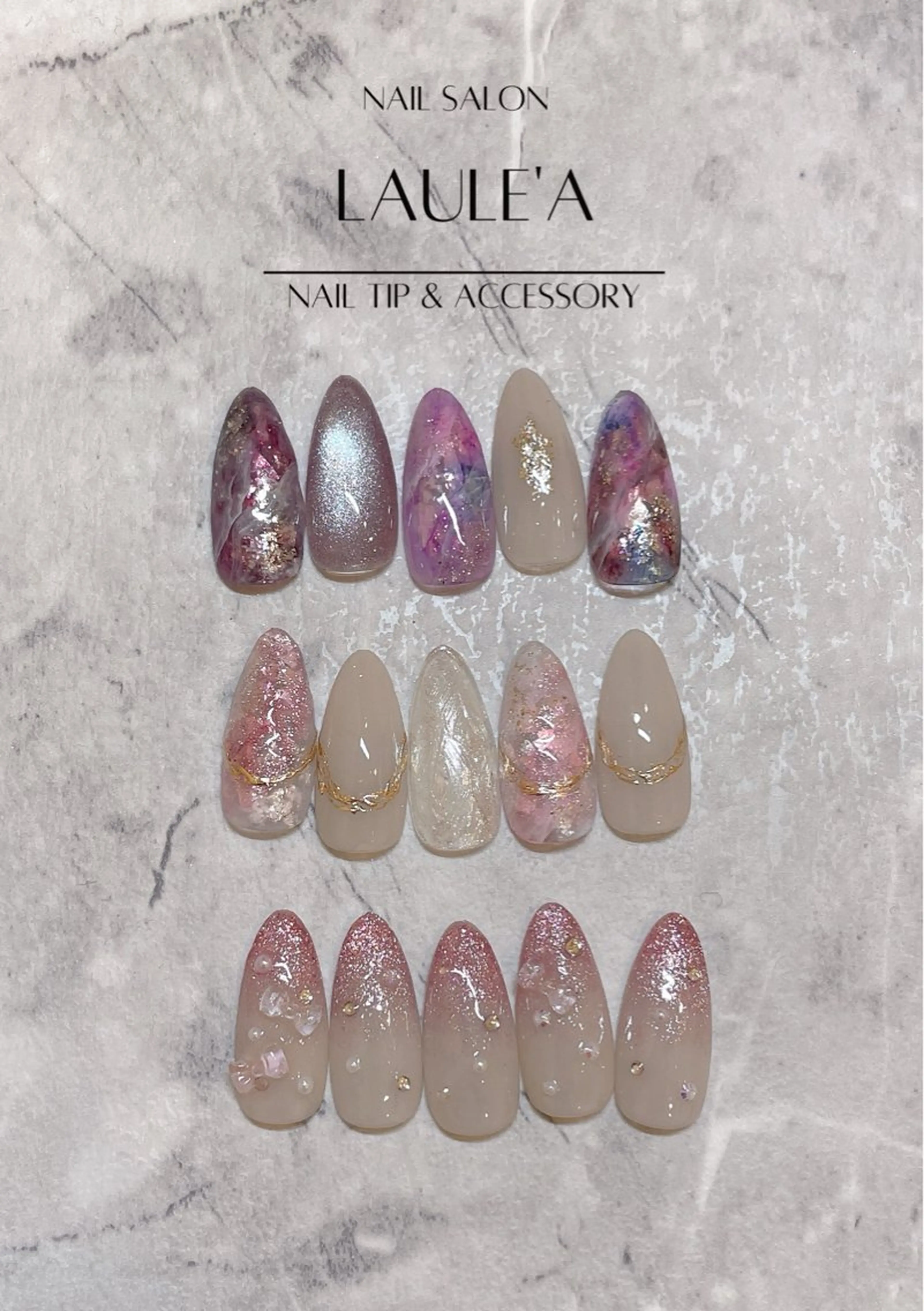 ネイル ハンドネイル nailsalon Laule'aのネイルデザイン