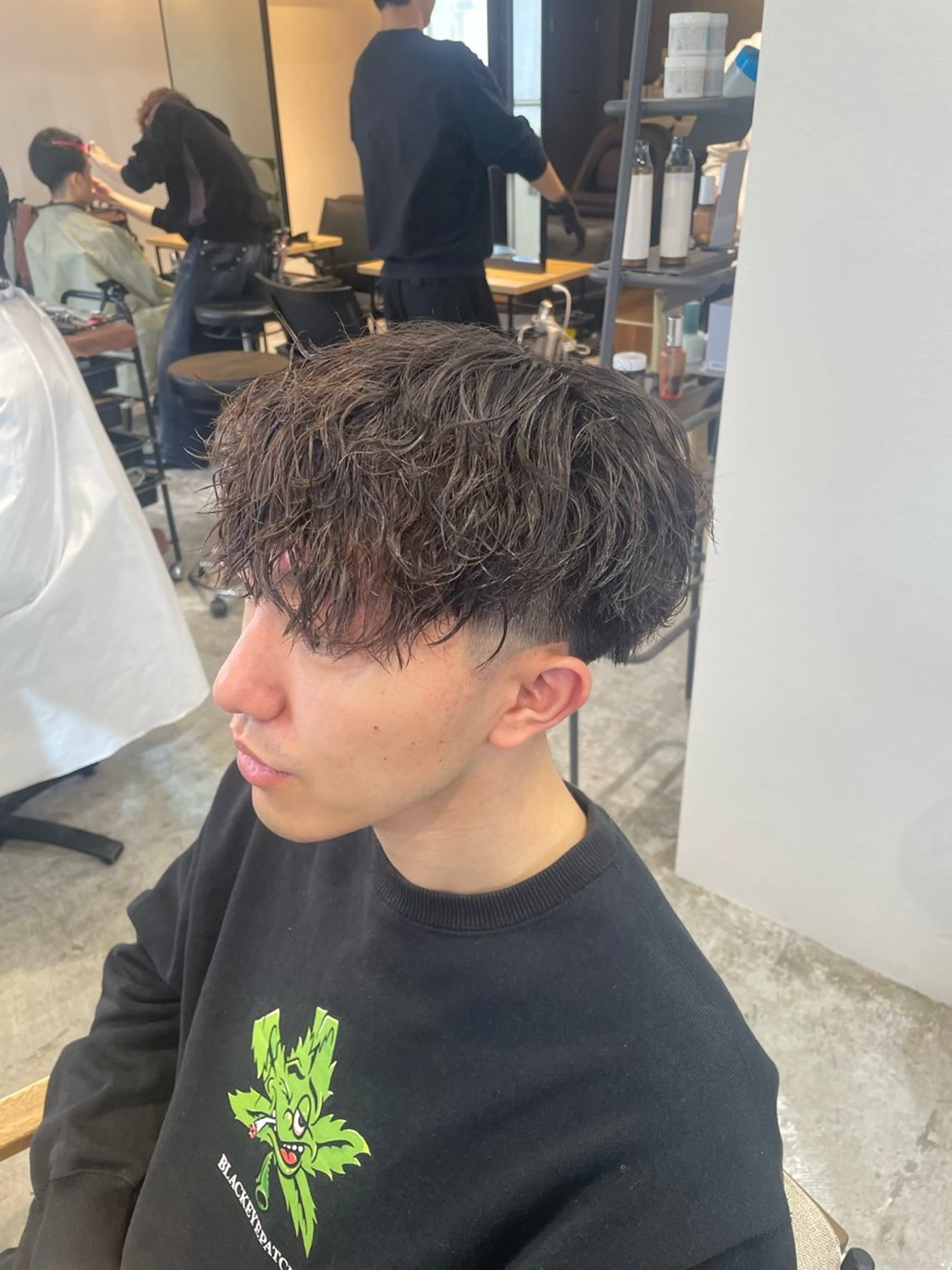 ショート メンズパーマ梅田 ・川副史晶のヘアスタイル