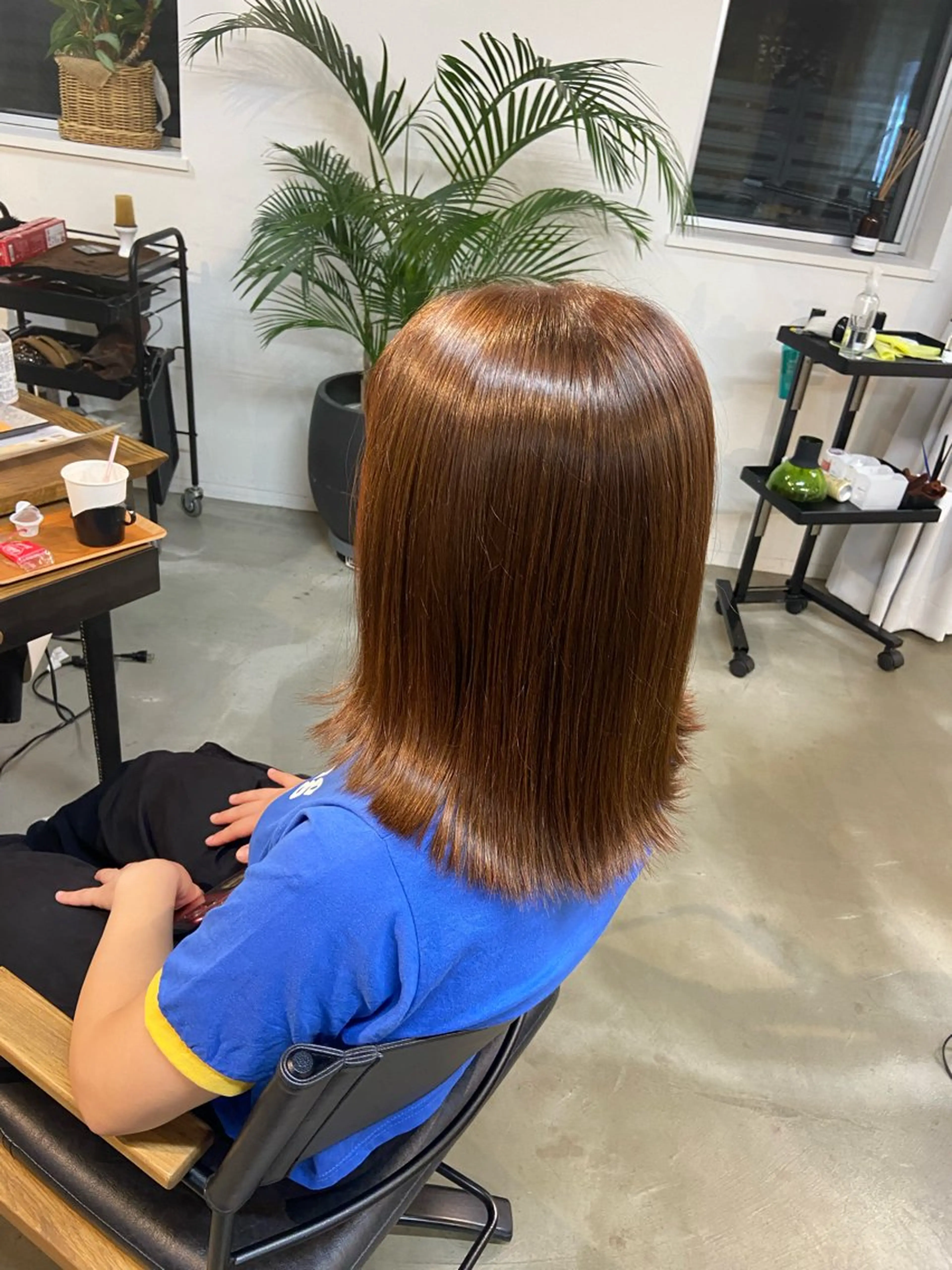 〈minimo限定当日割クーポン⚡️⚡️⚡️〉ケアカラー×𝐀𝐮𝐣𝐮𝐚2stepTRの写真