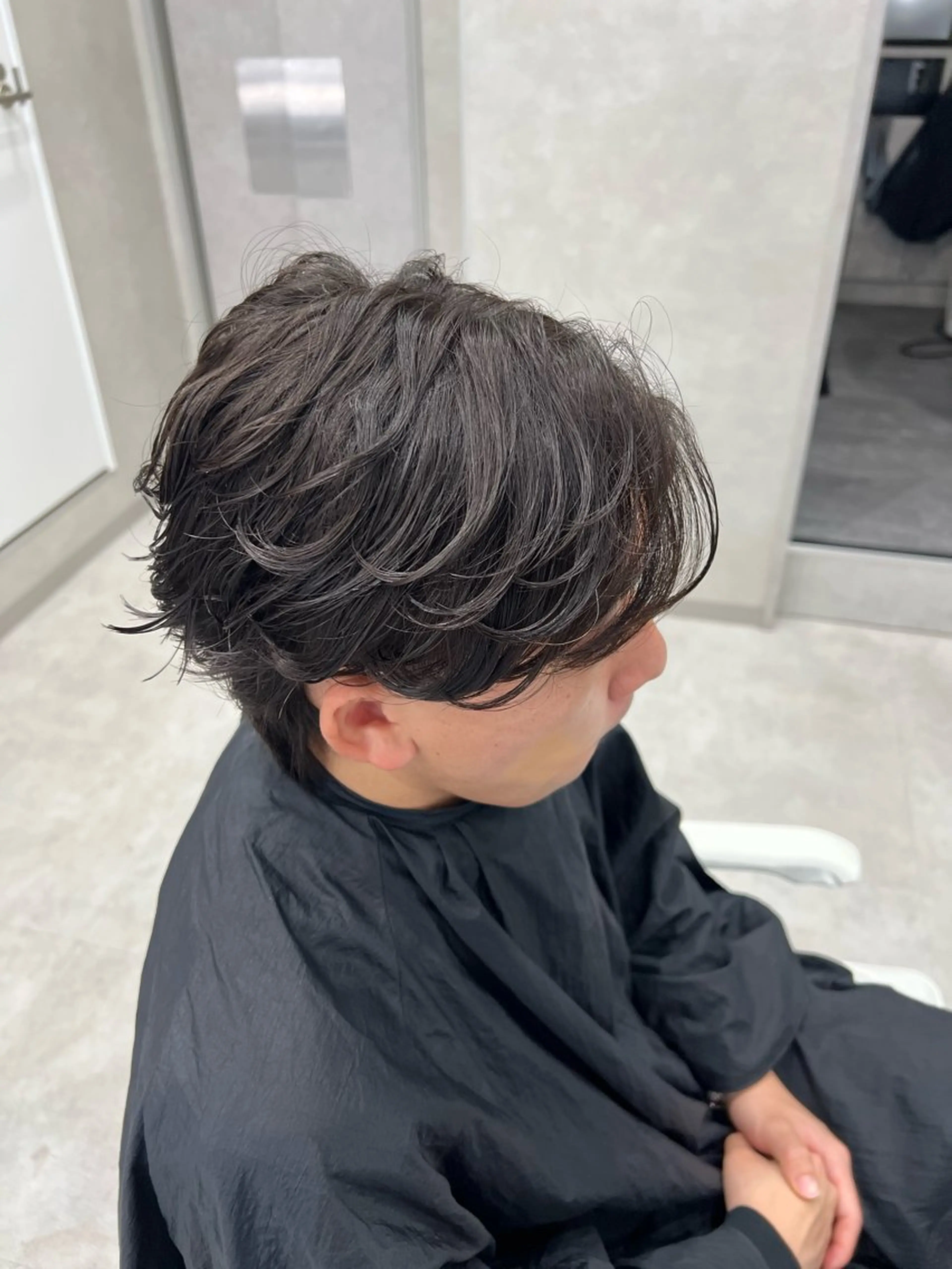 パーマ メンズ フェザーパーマ メンズパーマ ニュアンスパーマ カット パーマ SENA 再現性 パーマと縮毛矯正のヘアスタイル