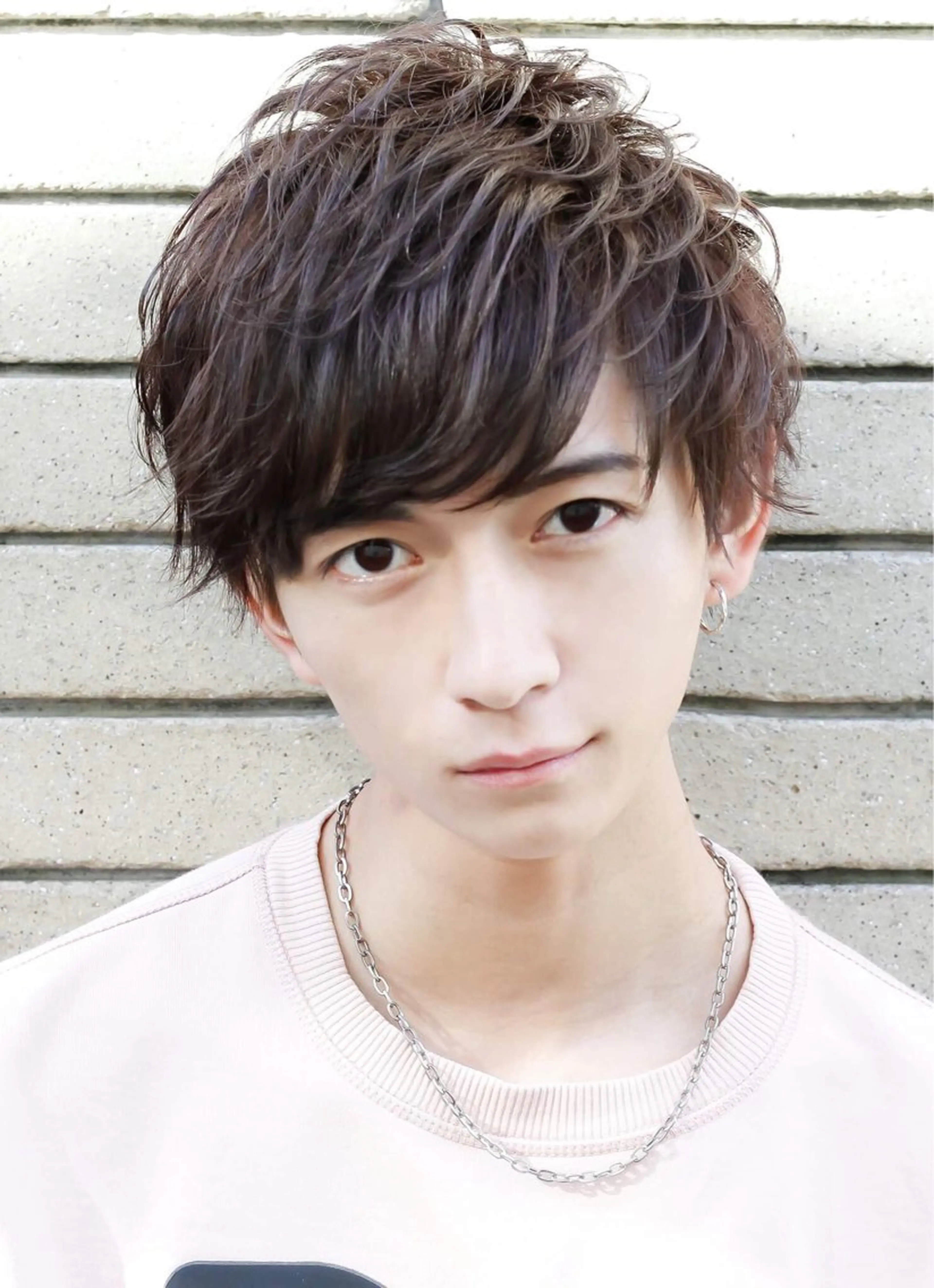 ショート カラー メンズ 佐伯 りょうのヘアスタイル