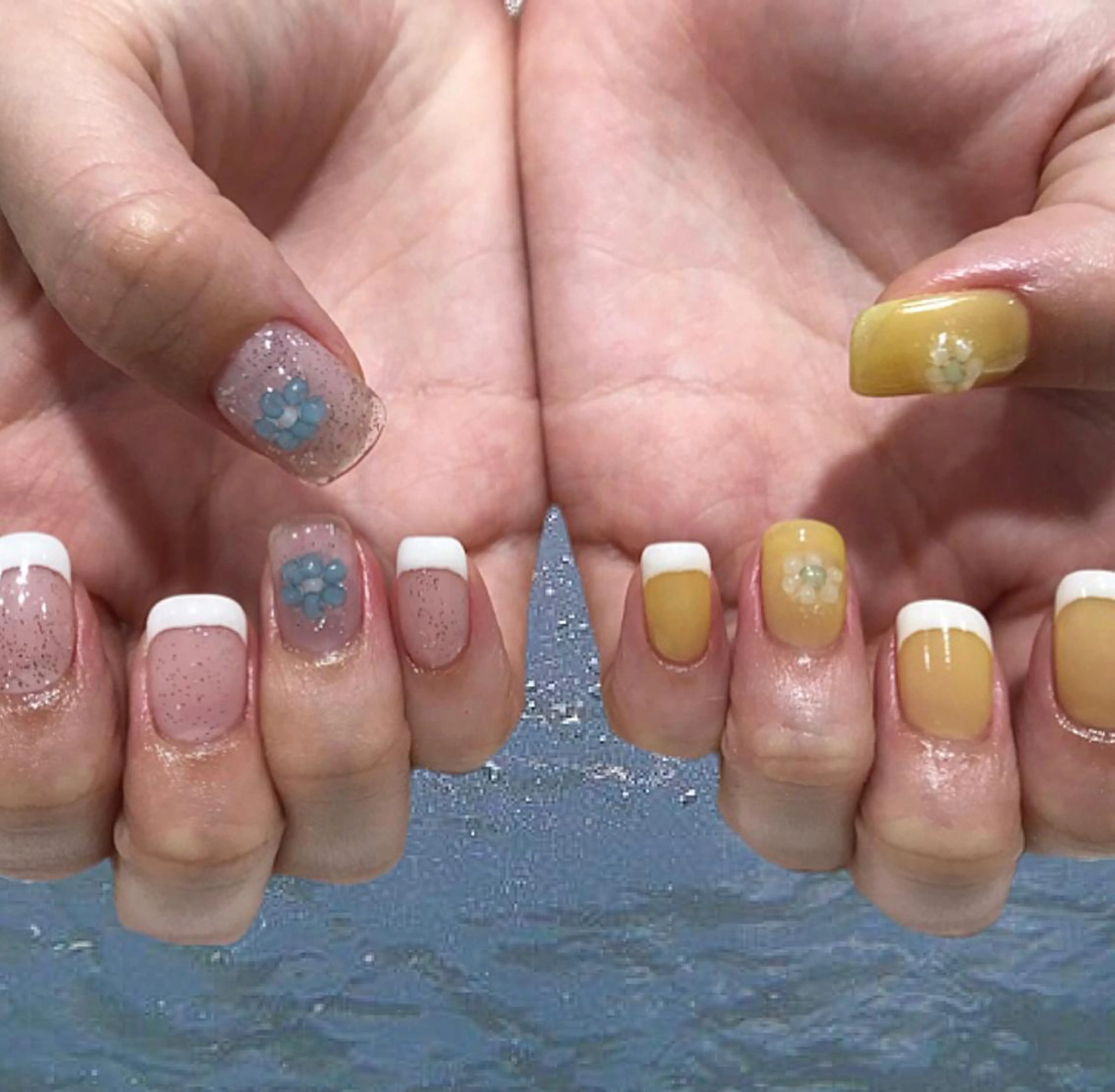 ネイル 韓国ネイル nozomi 🌙のネイルデザイン