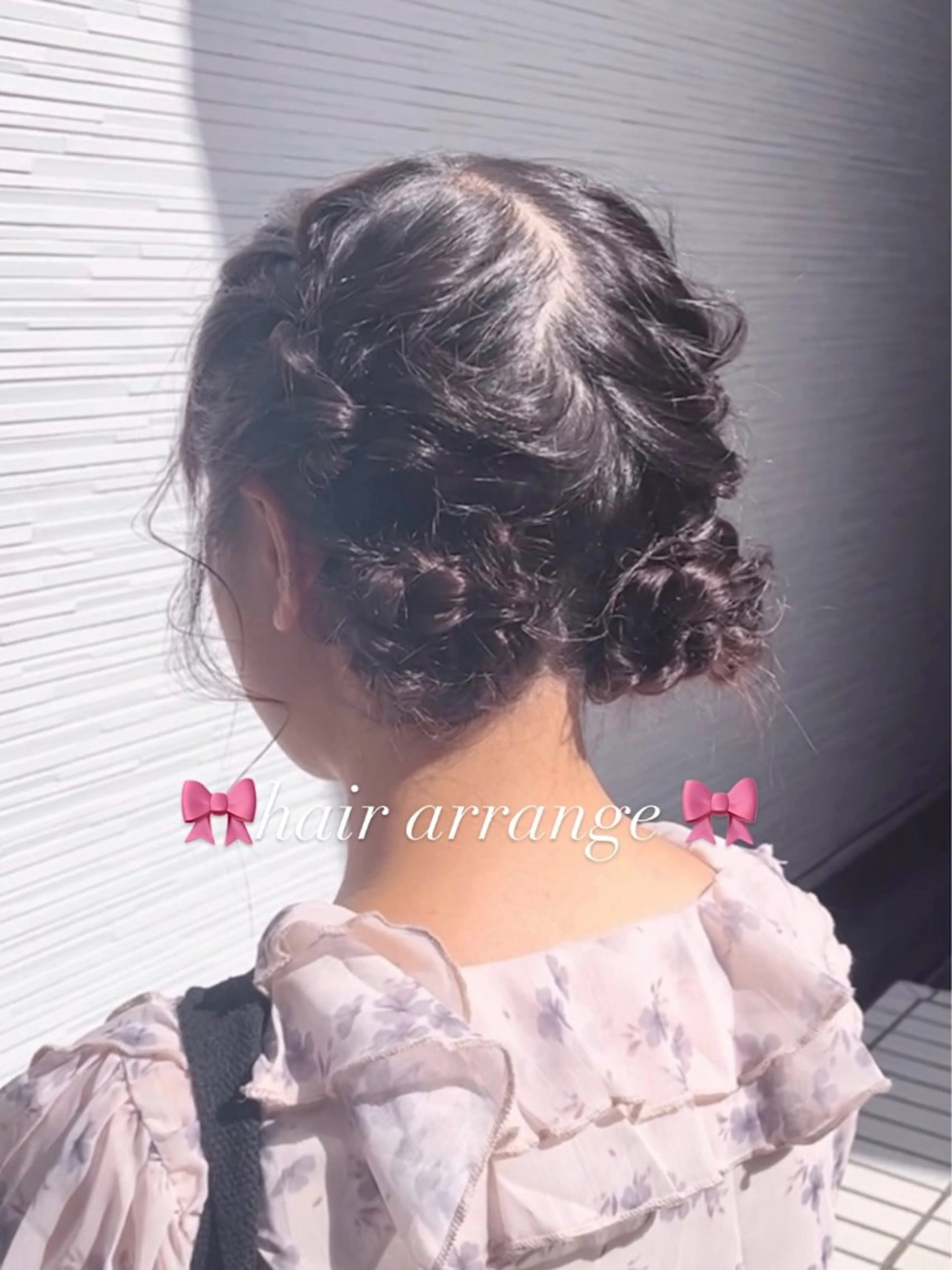 セミロング ヘアアレンジ ヘアセット 🩰モテ艶girly ヘア🪽彩香‎🪡⟡のヘアスタイル