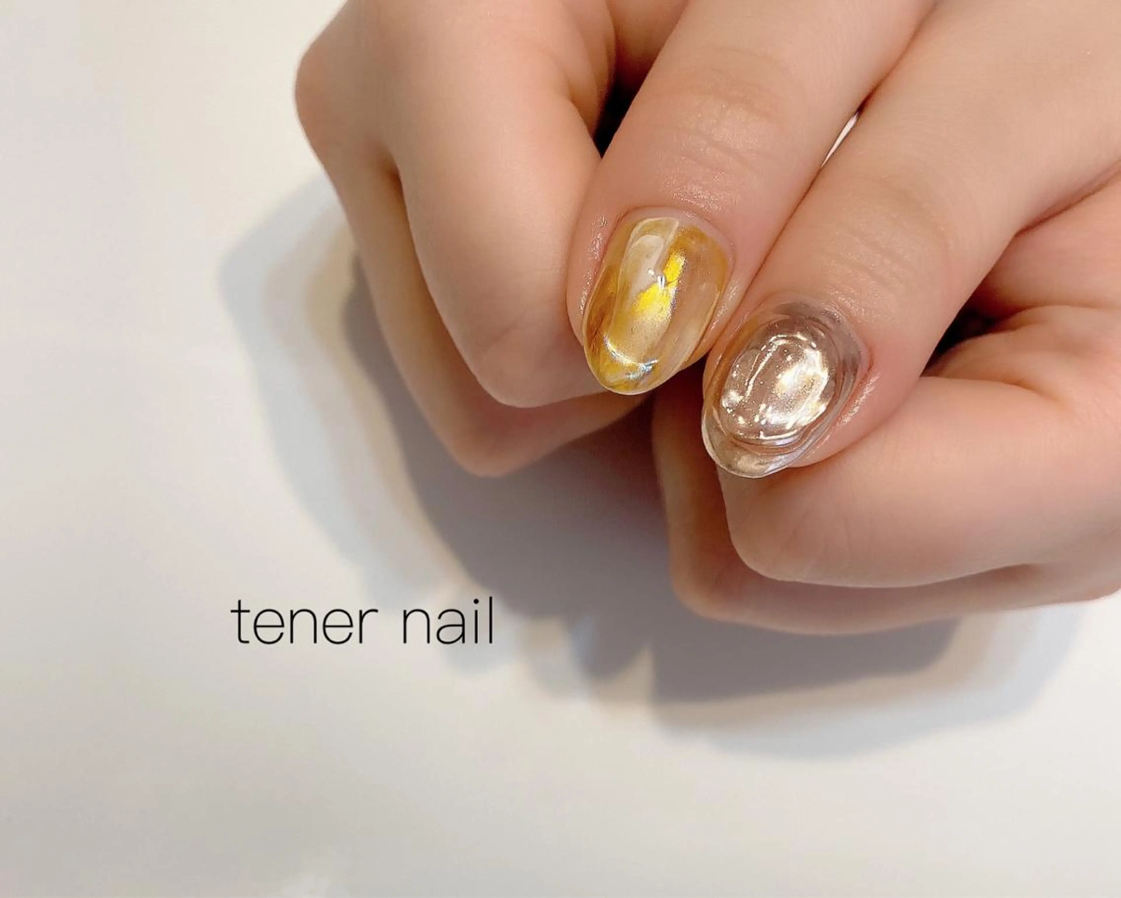 ネイル べっ甲ネイル テネルネイル tener nailのネイルデザイン
